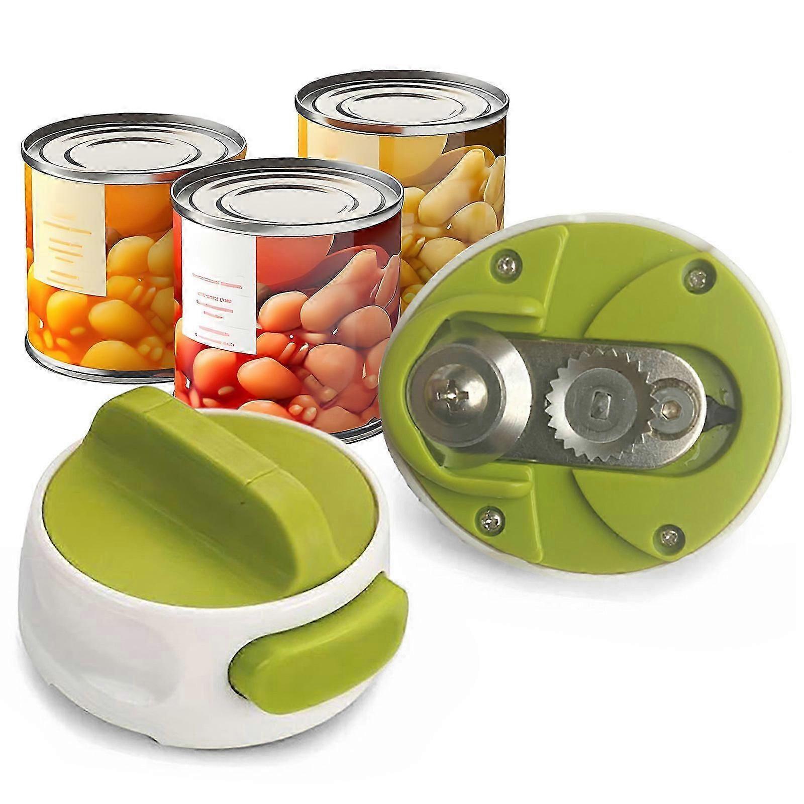 Manual Can & Bottle Opener, Kitchen Tool with Knife, Durable Design for Home & Restaurant - Image 2