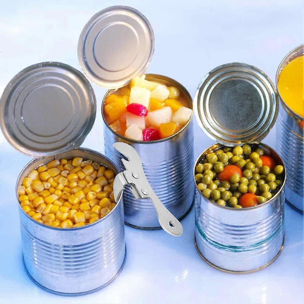 2pcs Bottle & Can Opener Set, Manual Tin Opener, Beer Opener, Stainless Steel, Multifunction - Image 4