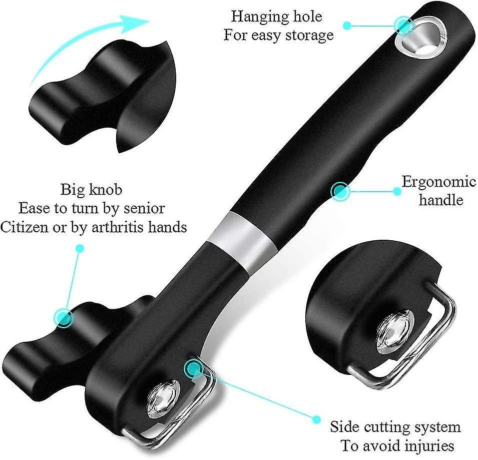 Professional Manual Can Opener, Heavy Duty Kitchen Tool for Restaurant & Home Use - Image 3