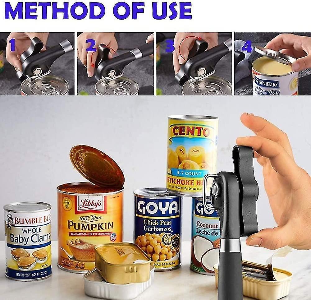 Professional Manual Can Opener, Heavy Duty Kitchen Tool for Restaurant & Home Use - Image 4
