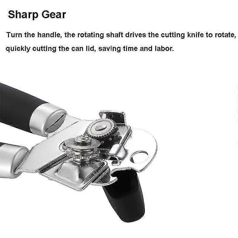 Handheld Manual Can Opener, Knob Design, Multifunction Kitchen Tool - Image 3