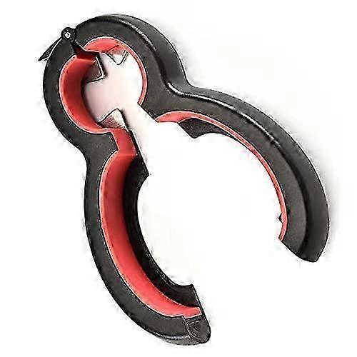 Adjustable 6-in-1 Can & Bottle Opener, Arthritis Friendly, Easy Grip, Multifunction Tool - Image 1
