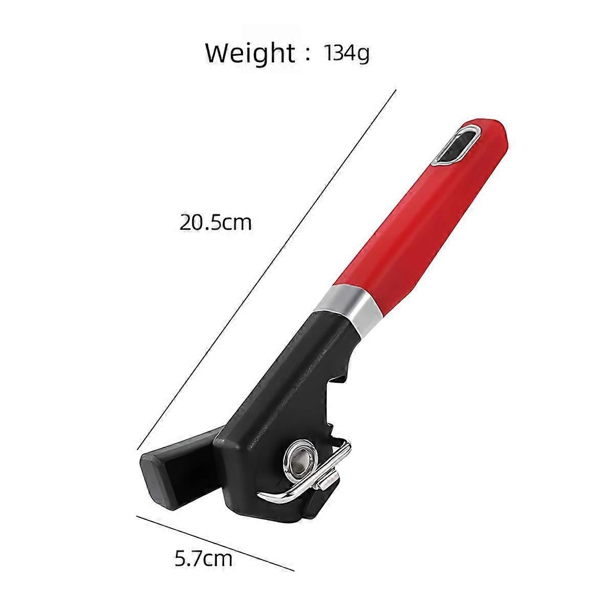 Stainless Steel Single Handle Side Can Opener, Portable Handheld Design - Image 2
