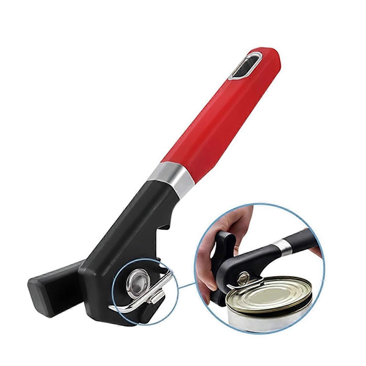Stainless Steel Single Handle Side Can Opener, Portable Handheld Design - Image 4