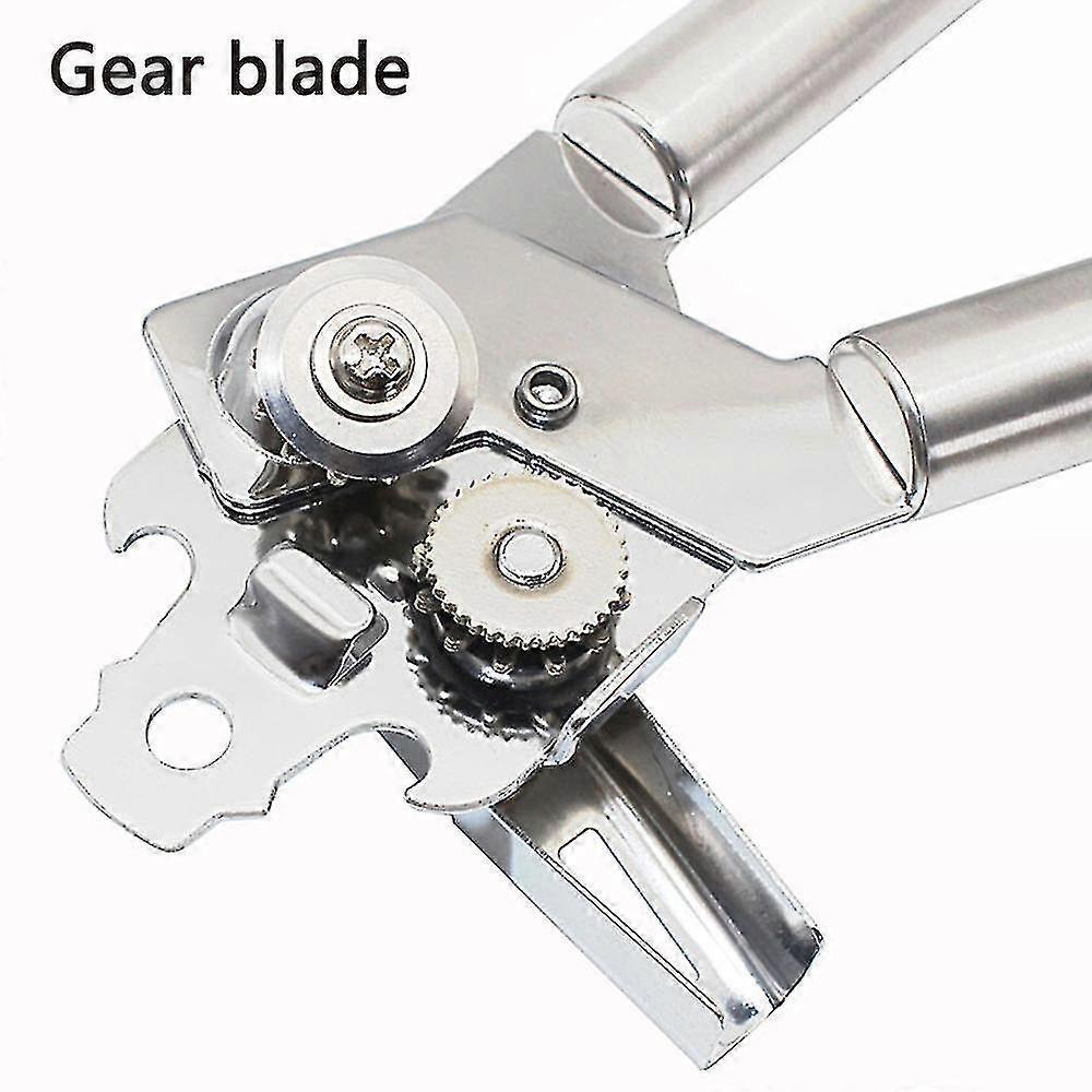 3-in-1 Manual Can Opener with Bottle Opener, Ergonomic Grip - Image 2