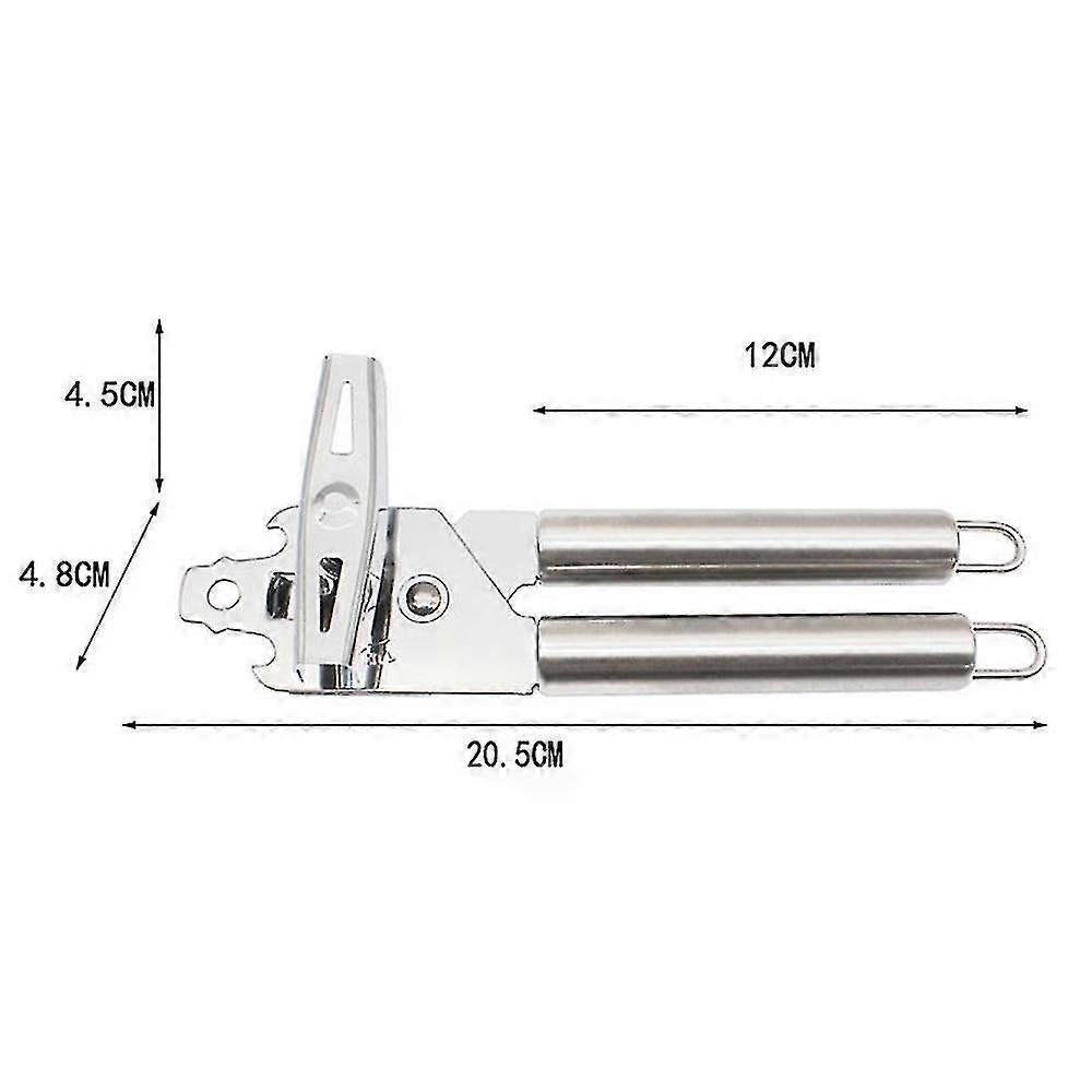 3-in-1 Manual Can Opener with Bottle Opener, Ergonomic Grip - Image 3