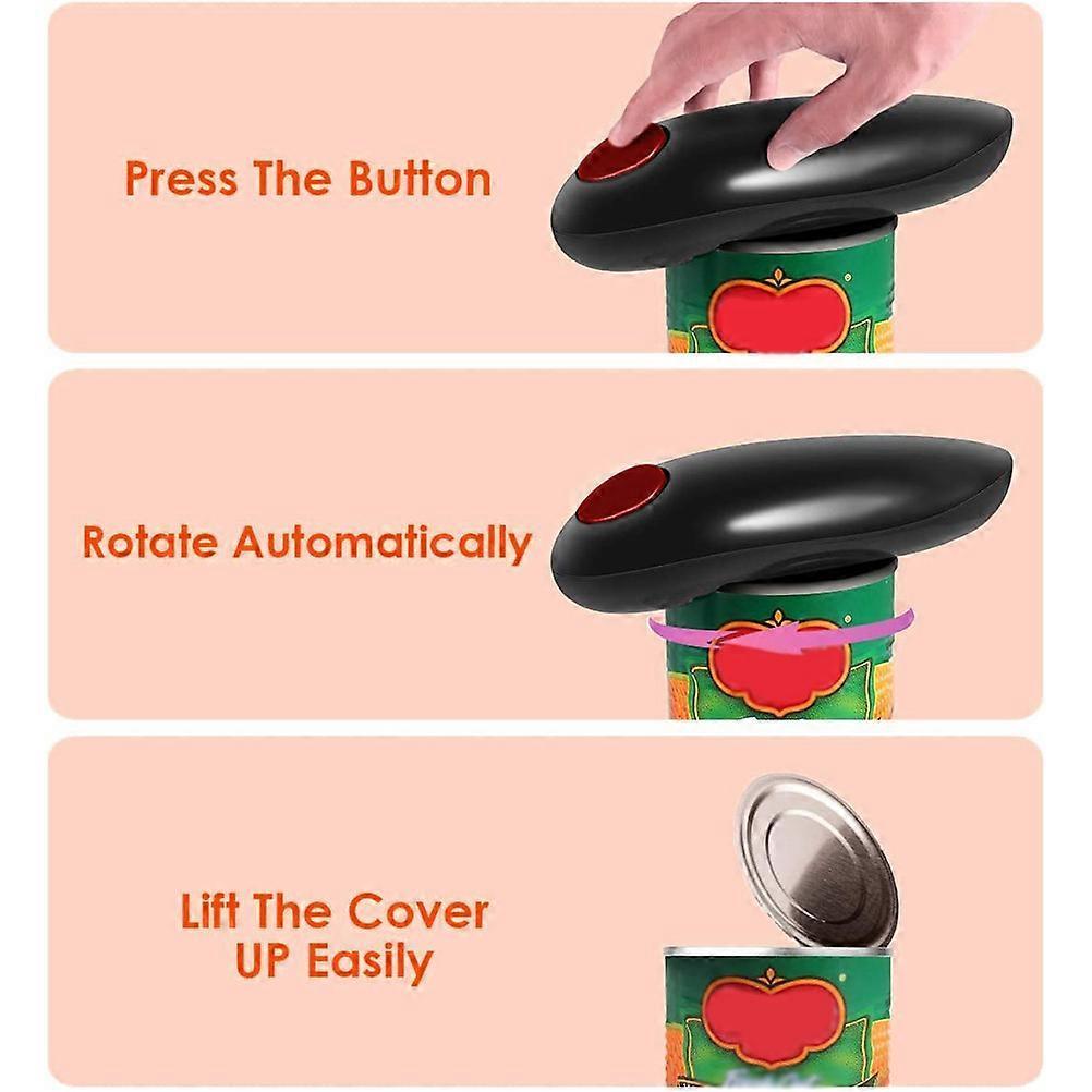 Electric Edge Can Opener, Kitchen Tool for Effortless Can Opening - Image 4