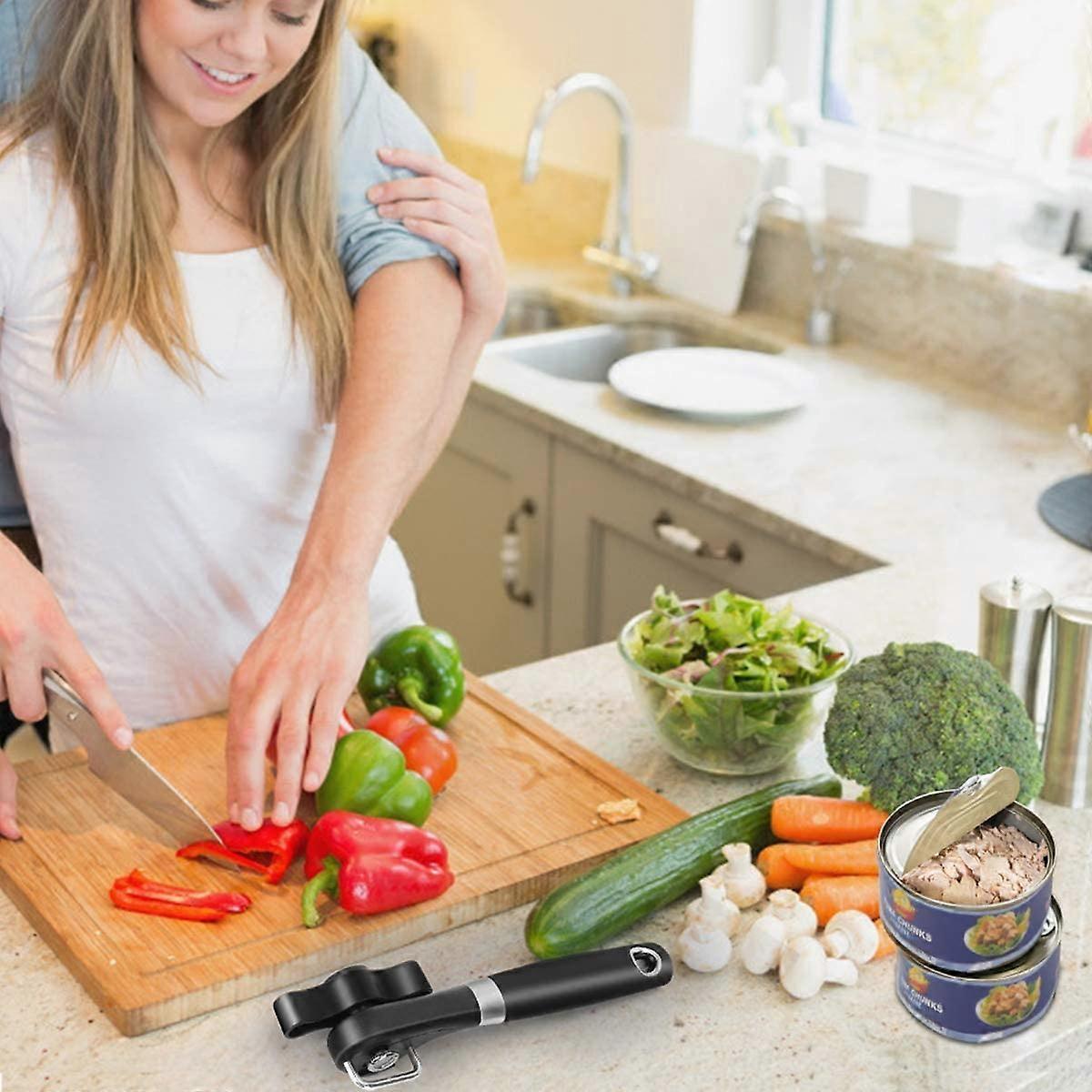 Manual Secure Can Opener, Side Cut Design, For Restaurants & Camping Use - Image 2