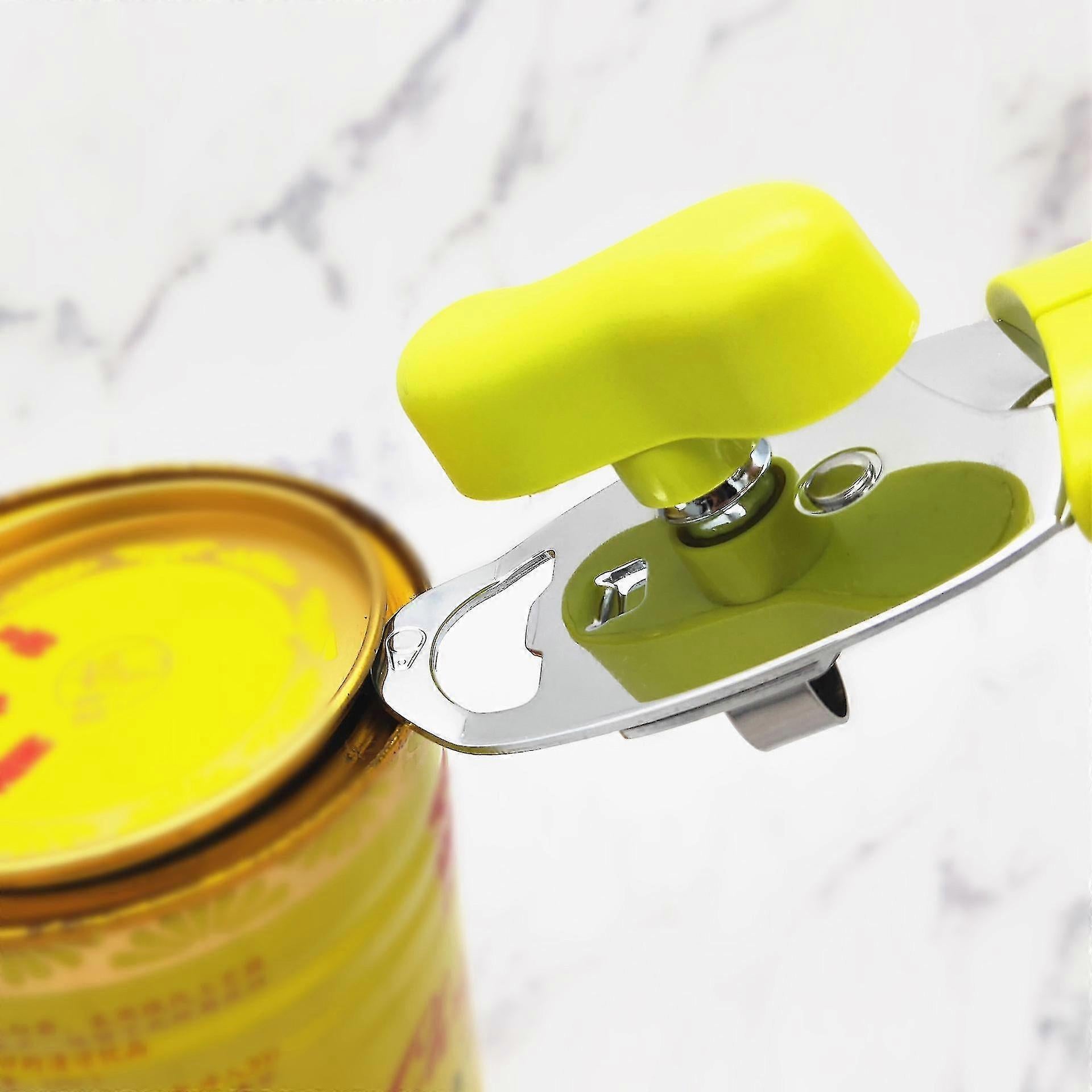 Manual Can Opener, Smooth Edge, Effort-Saving Knob Design - Image 2