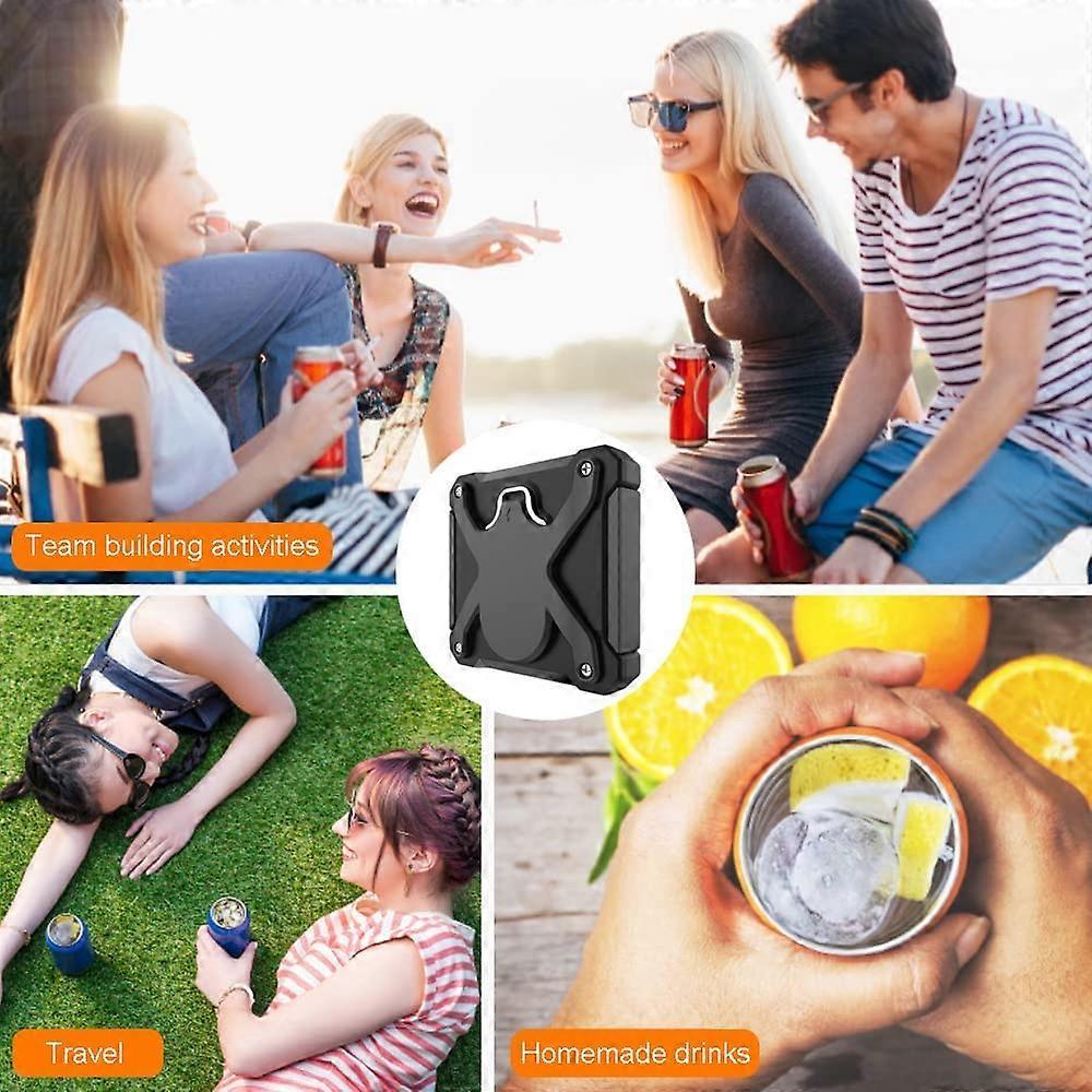 Manual Portable Can Opener, Labor-Saving, No Sharp Edges, Beer Bar Tool - Image 3
