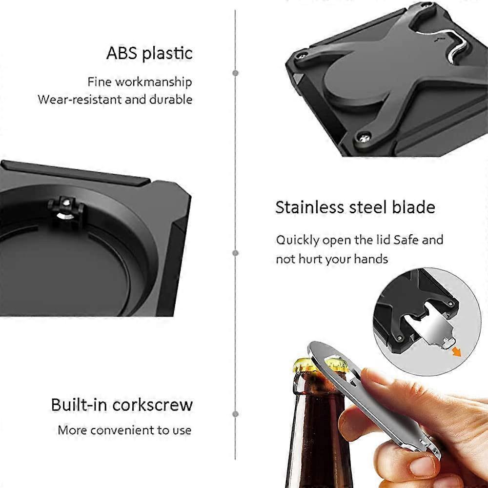 Manual Portable Can Opener, Labor-Saving, No Sharp Edges, Beer Bar Tool - Image 5