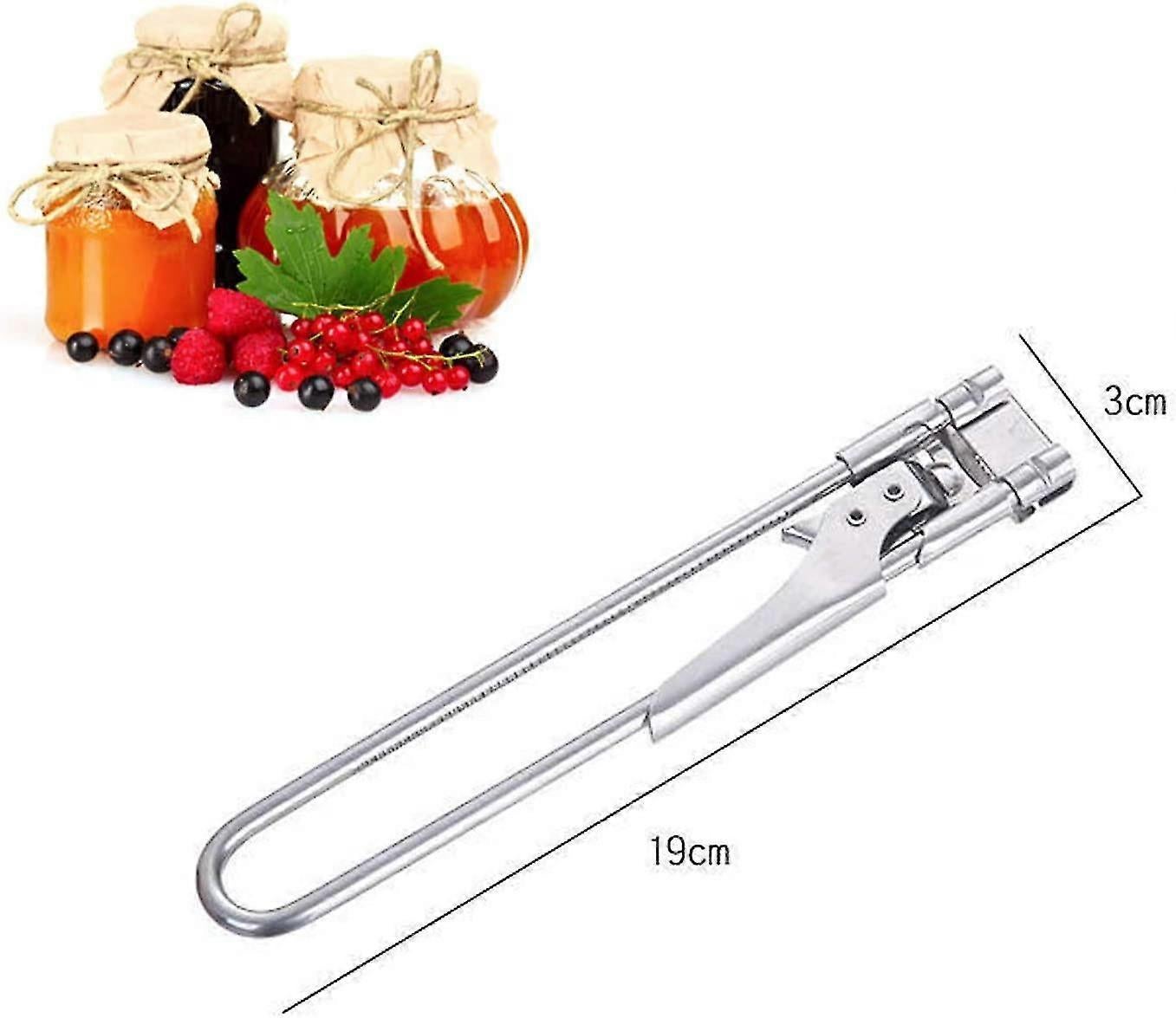 Adjustable Jar & Can Opener, Arthritis Friendly, Stainless Steel - Image 5