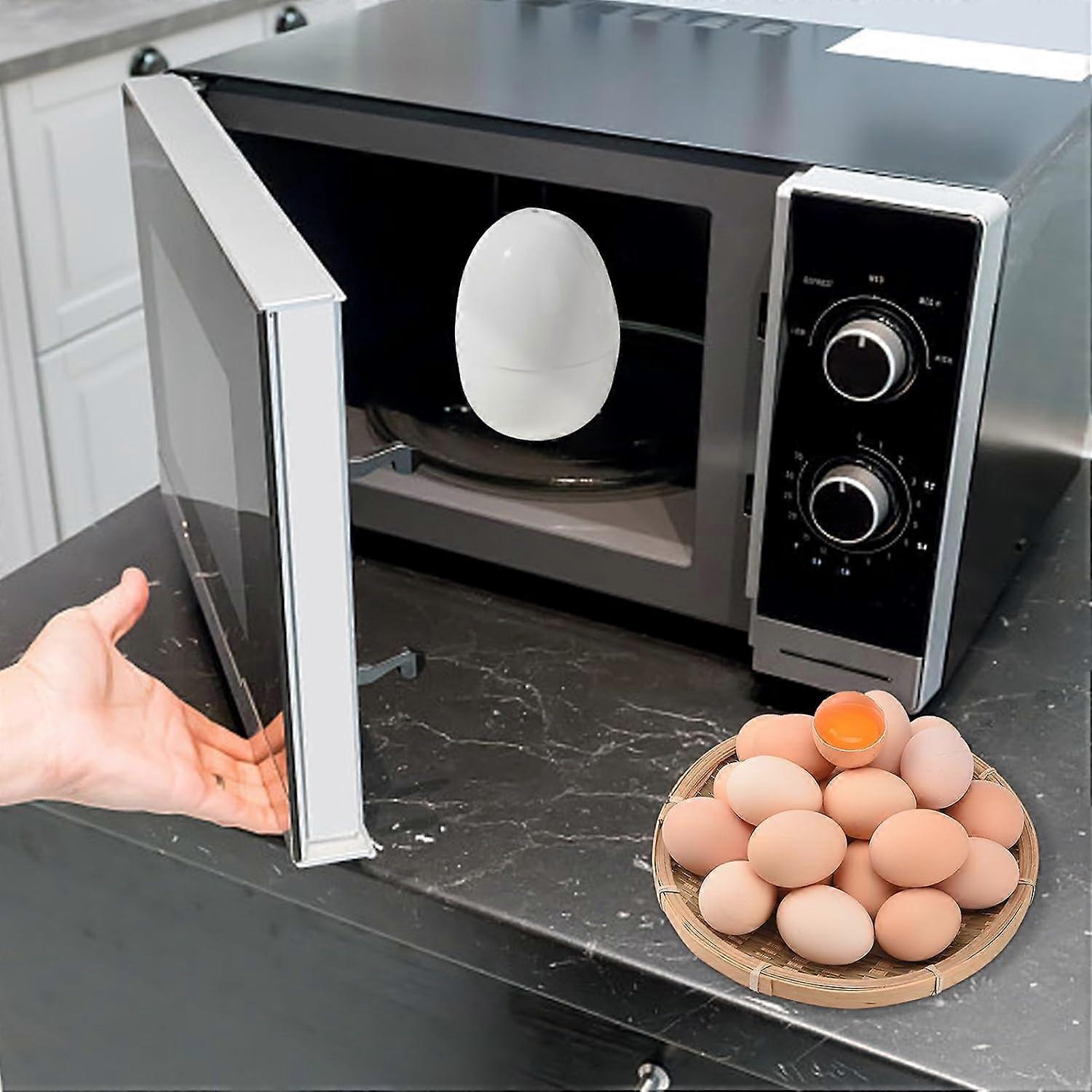 Microwave Egg Cooker, Quick 4-Egg Boiler for Hard or Soft Eggs - Image 2