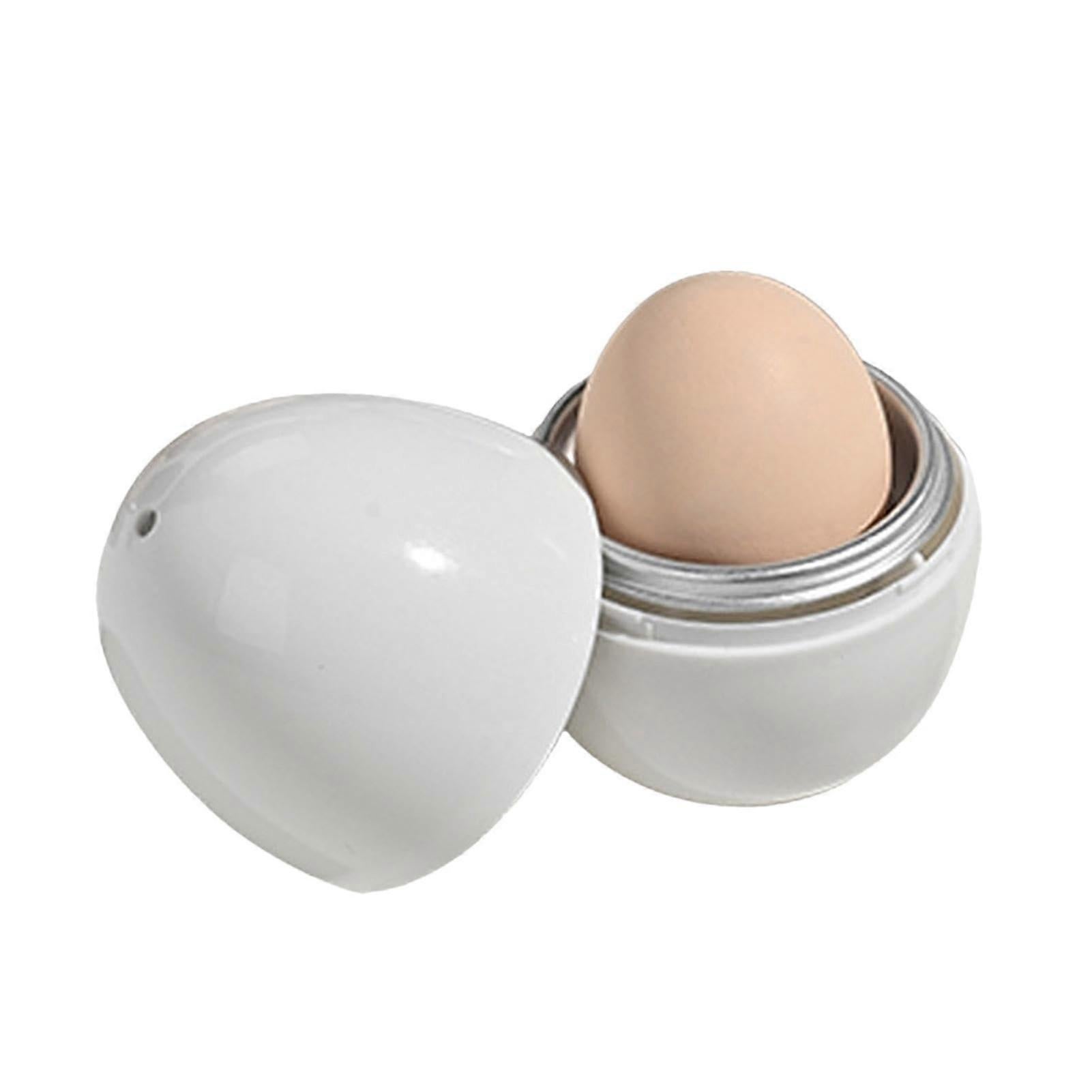 1/4 Egg Microwave Cooker with Lid, Quick Boiled Egg Maker - Image 1