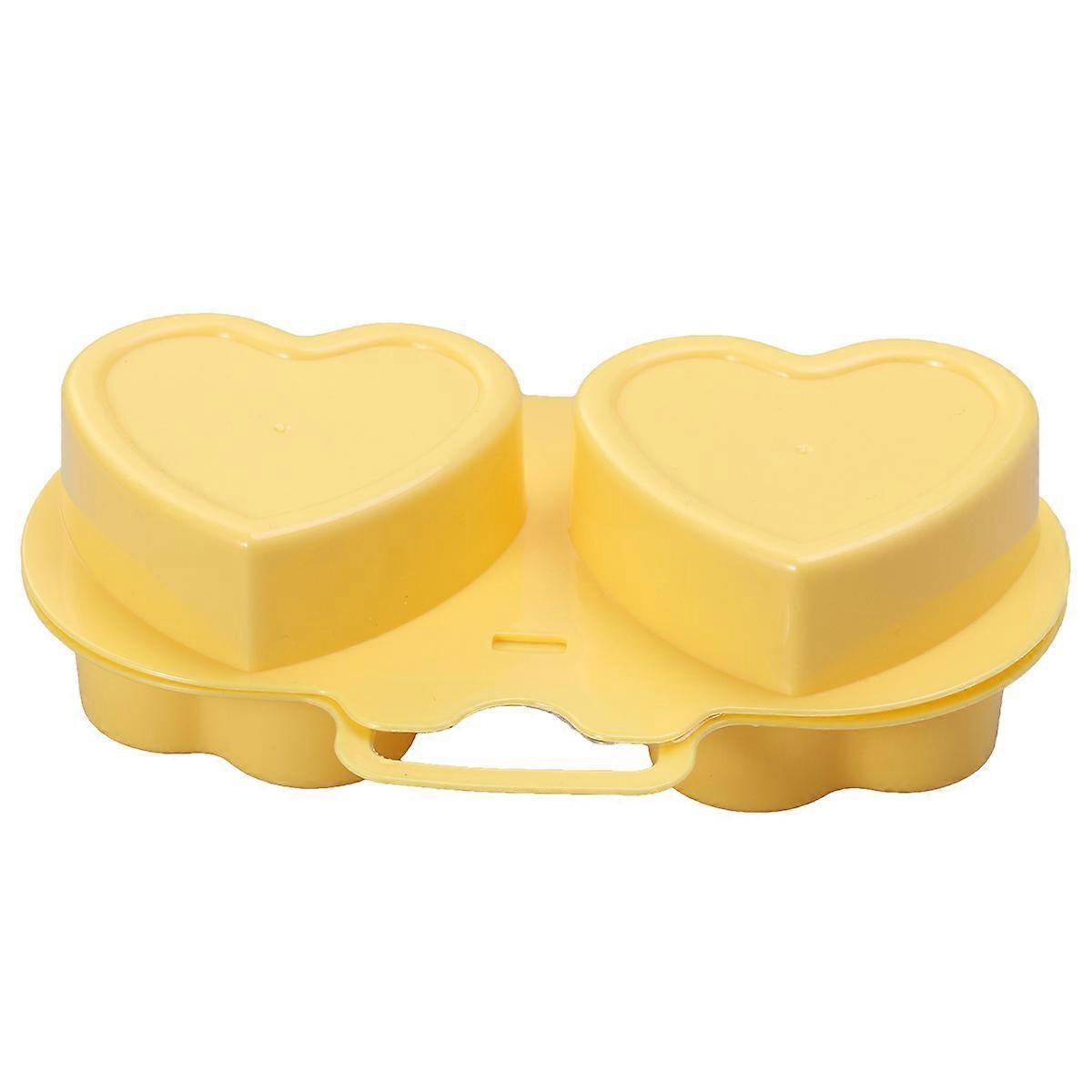 Mini Heart & Flower Shaped Egg Cooker, Microwave Steamer - Image 1