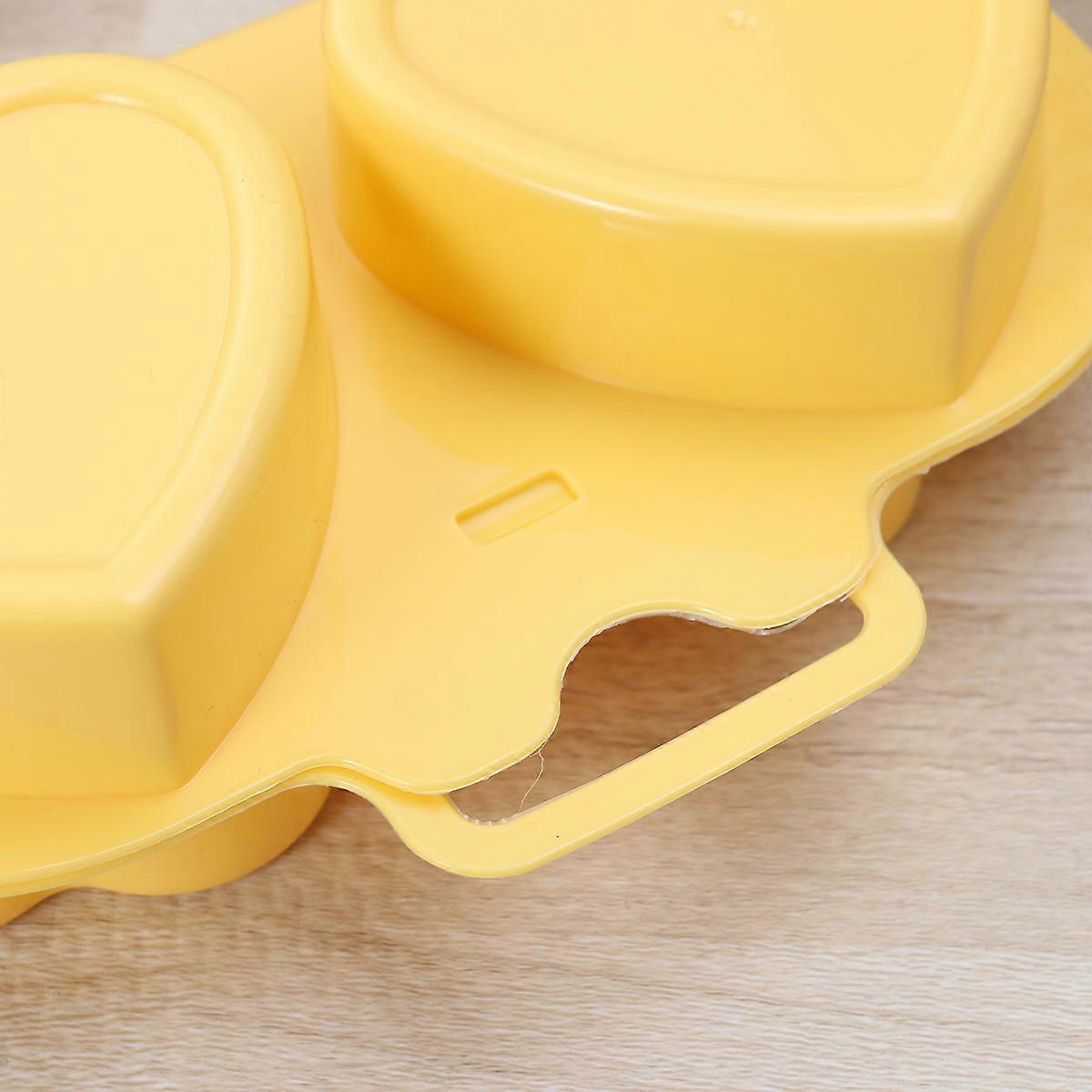 Mini Heart & Flower Shaped Egg Cooker, Microwave Steamer - Image 2