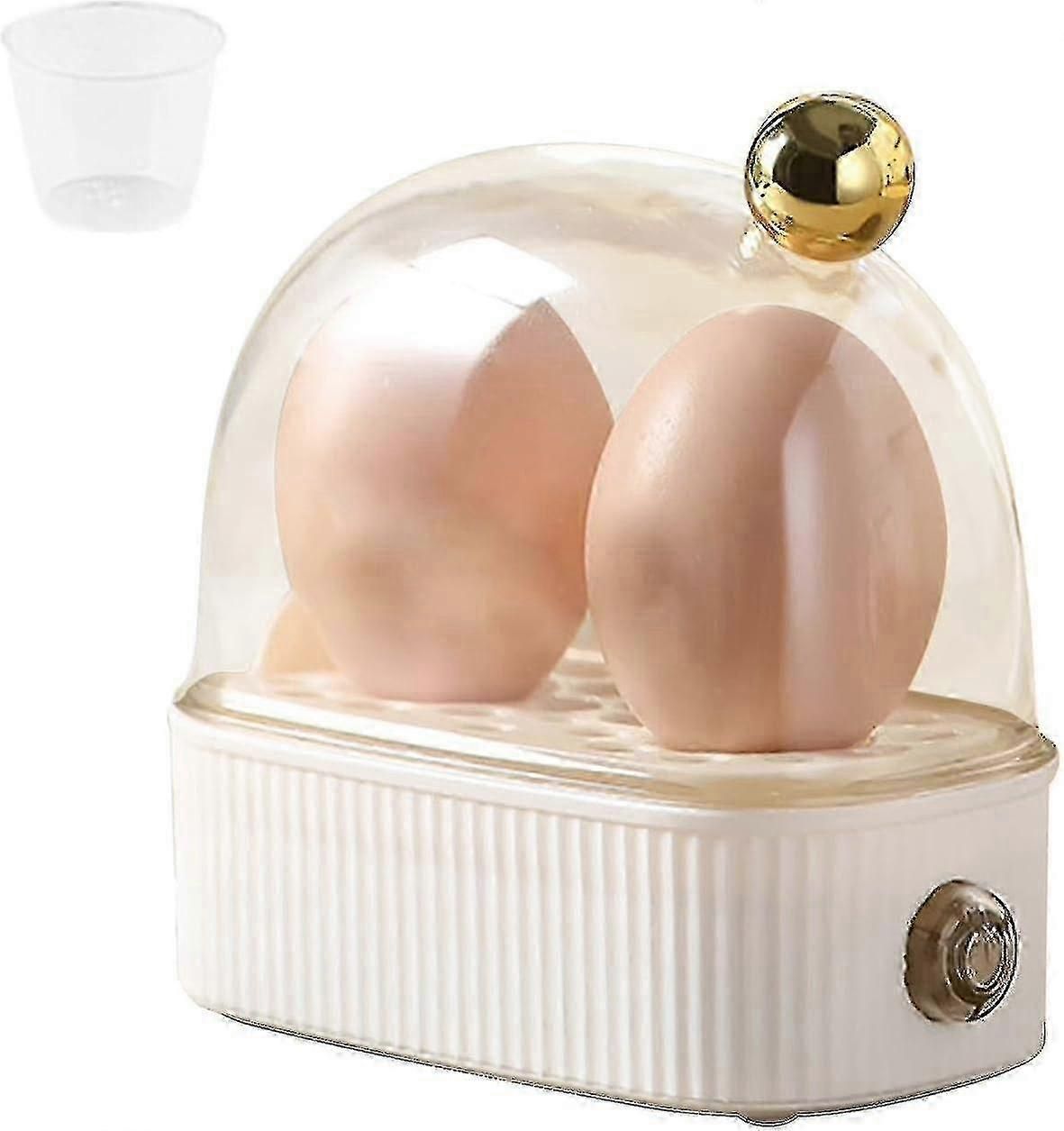 2-Egg Electric Egg Steamer, Compact Size for Home Use - Image 1