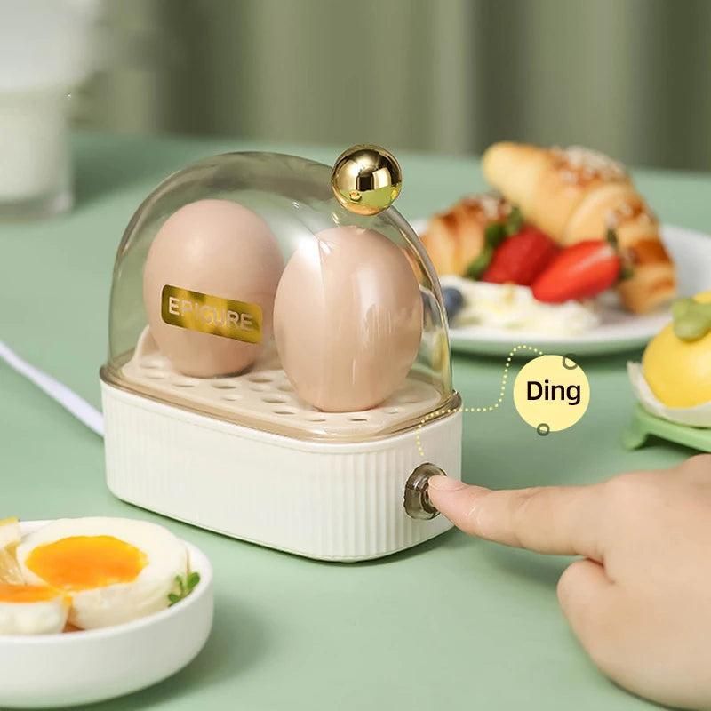 2-Egg Electric Egg Steamer, Compact Size for Home Use - Image 2