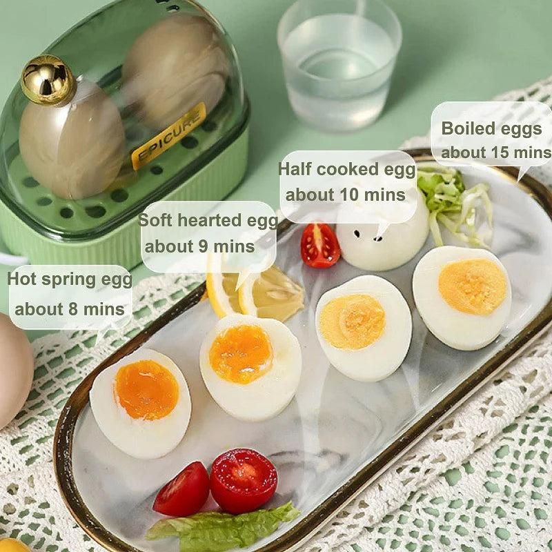2-Egg Electric Egg Steamer, Compact Size for Home Use - Image 3