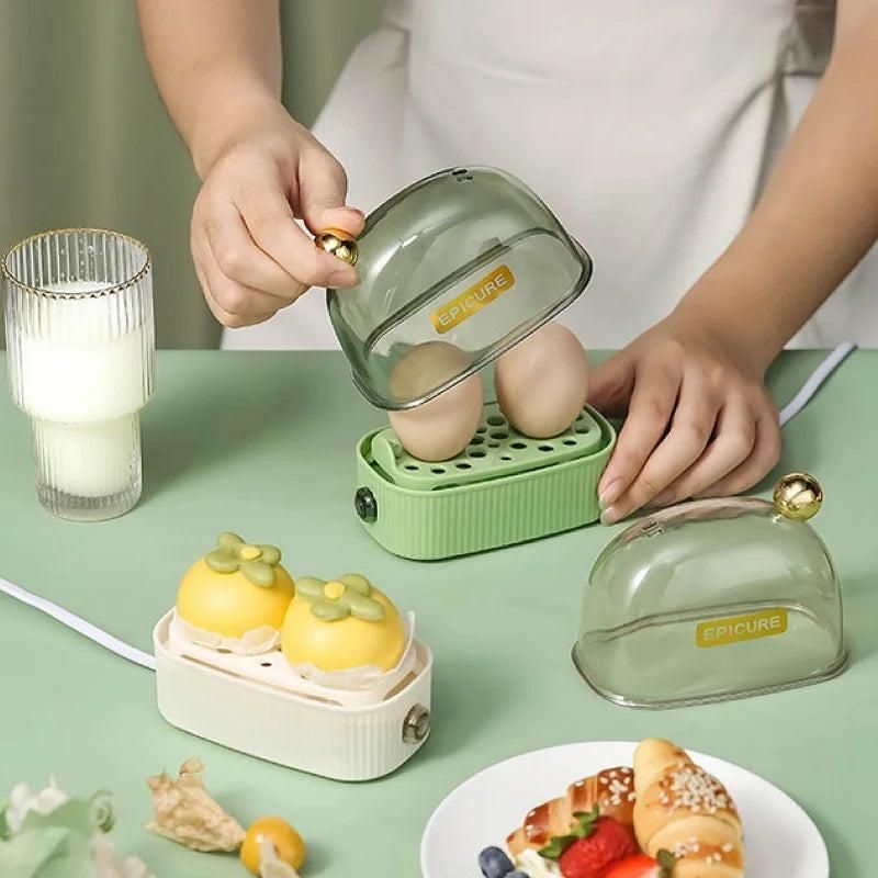 2-Egg Electric Egg Steamer, Compact Size for Home Use - Image 4