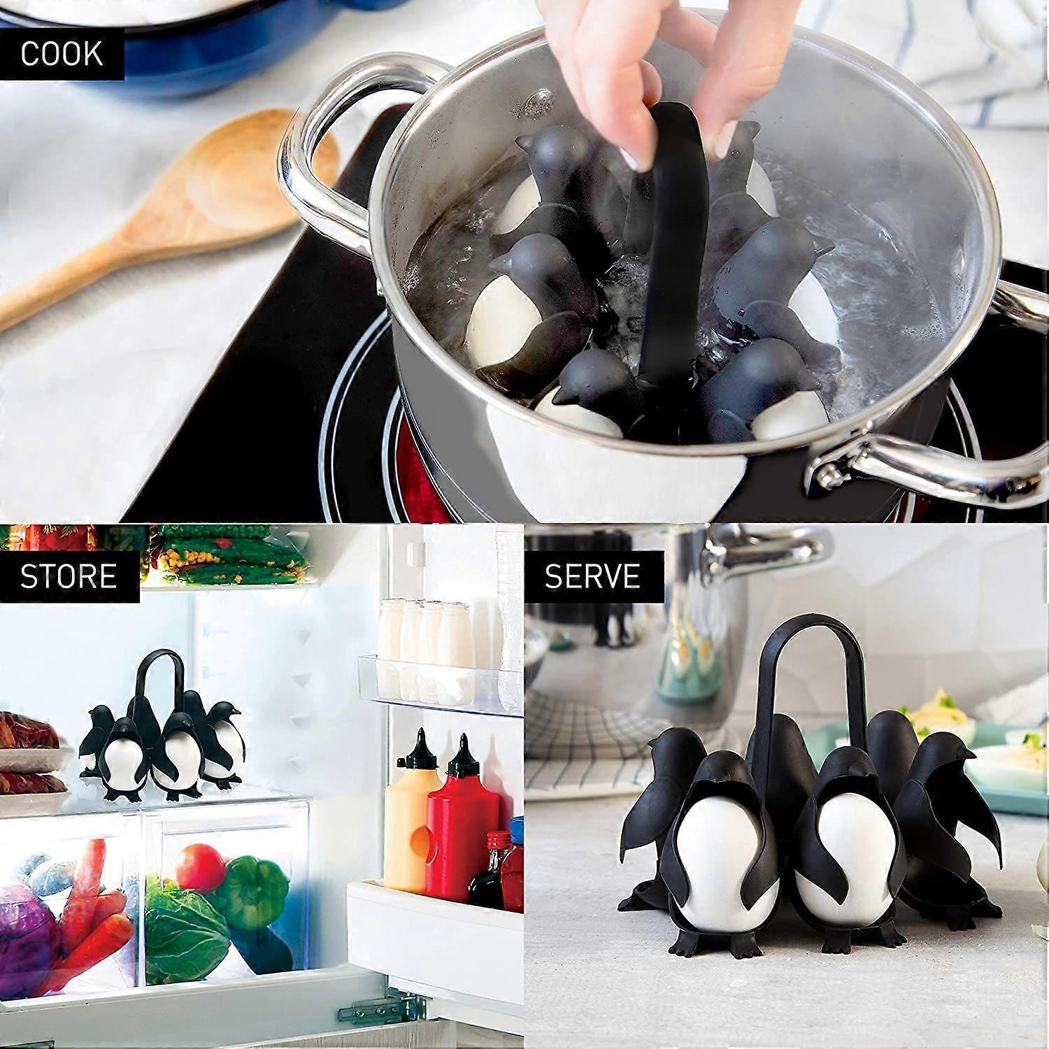 Penguin-Shaped 3-in-1 Boiled Egg Cooker, Premium Design - Image 5