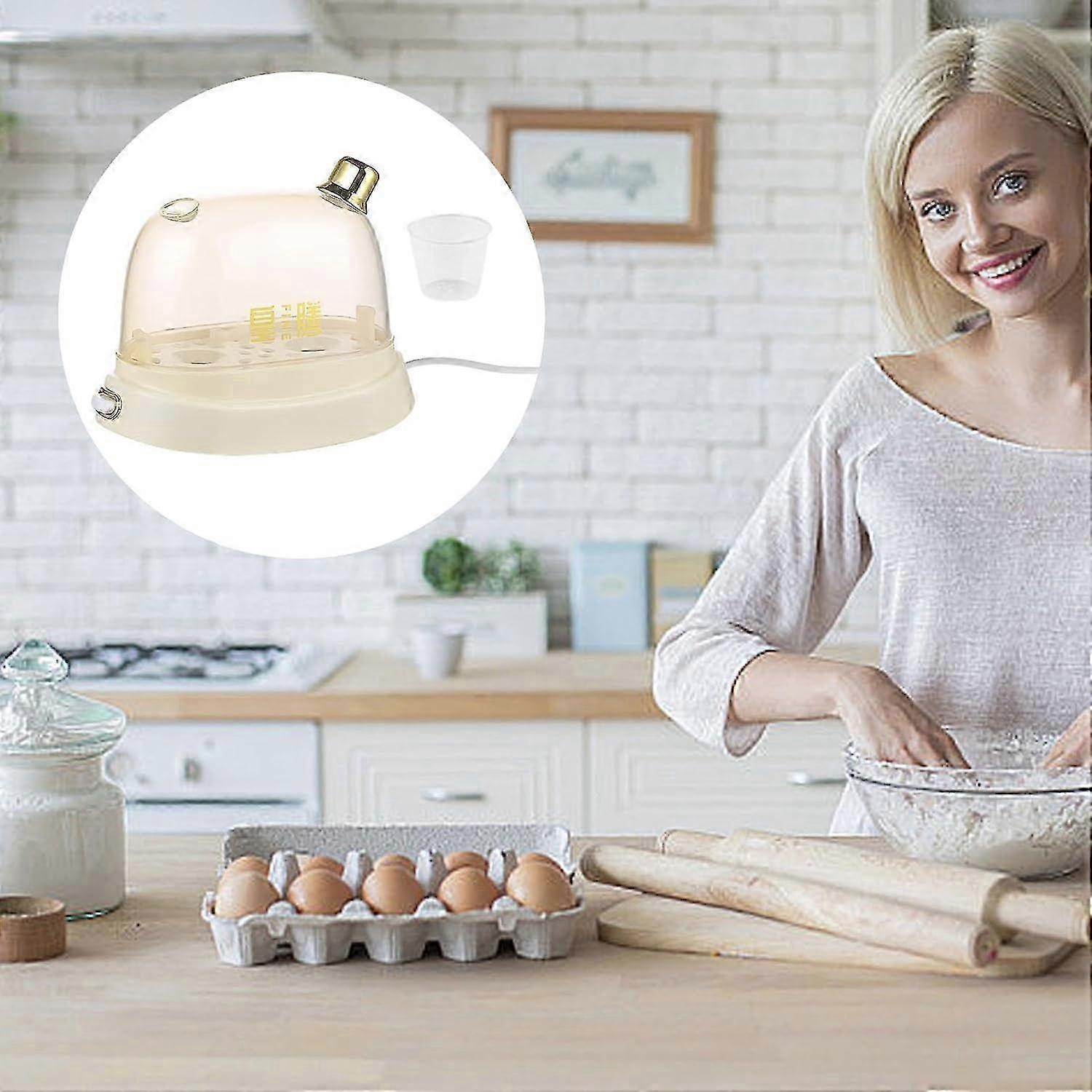 120W Electric Egg Steamer, Portable Dorm Egg Boiler - Image 3