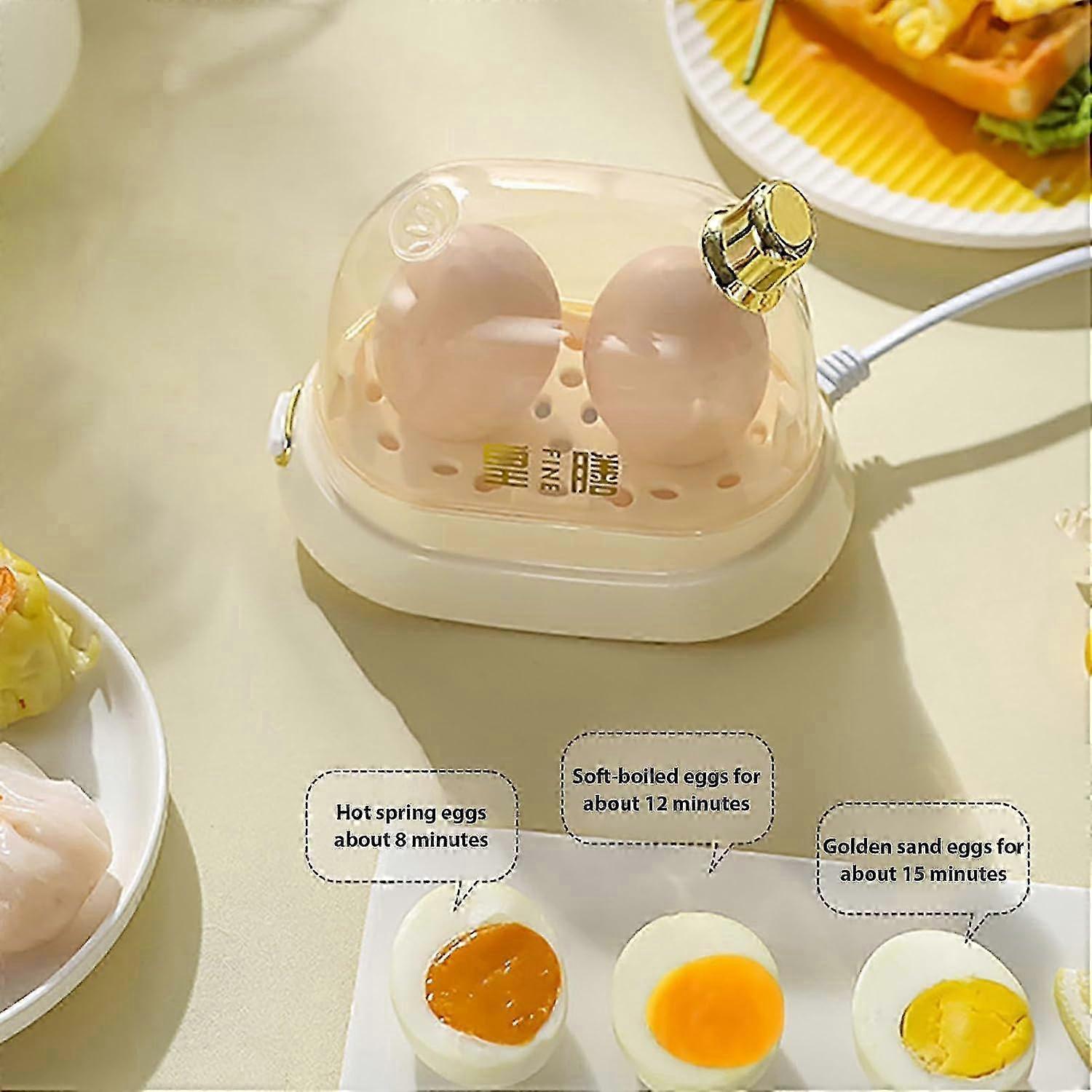 120W Electric Egg Steamer, Portable Dorm Egg Boiler - Image 4