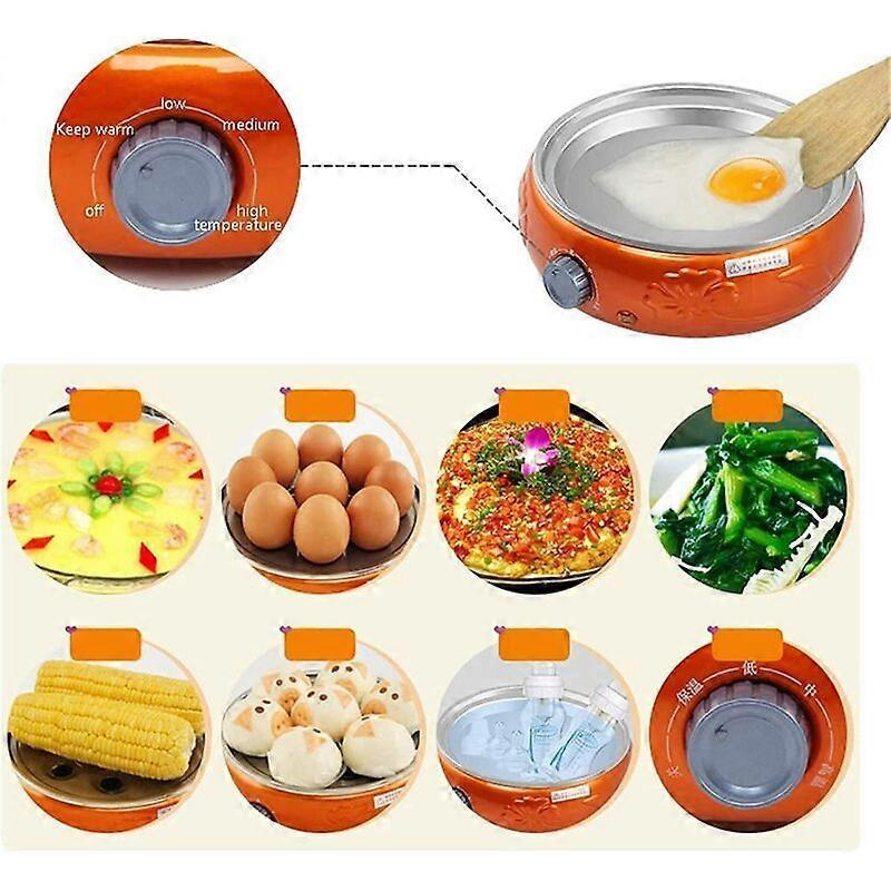 9-Egg Stainless Steel Electric Cooker, Auto Shut-Off, Green - Image 2