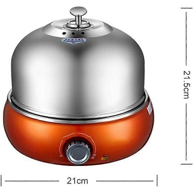 9-Egg Stainless Steel Electric Cooker, Auto Shut-Off, Green - Image 5