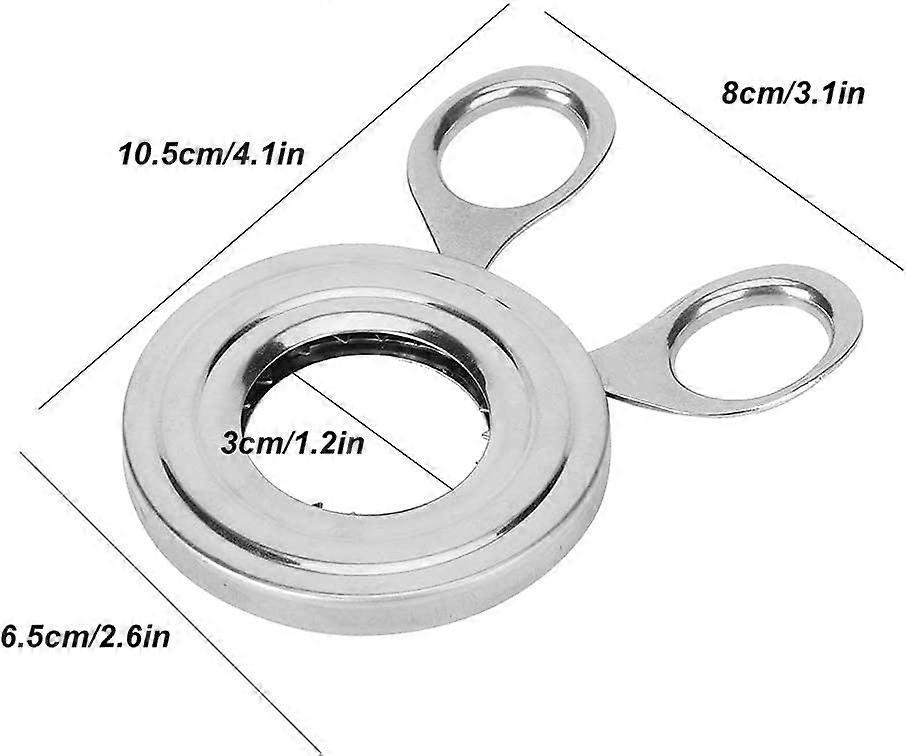Stainless Steel Egg Beater, Opener, Cutter, Peeler Set - Image 2