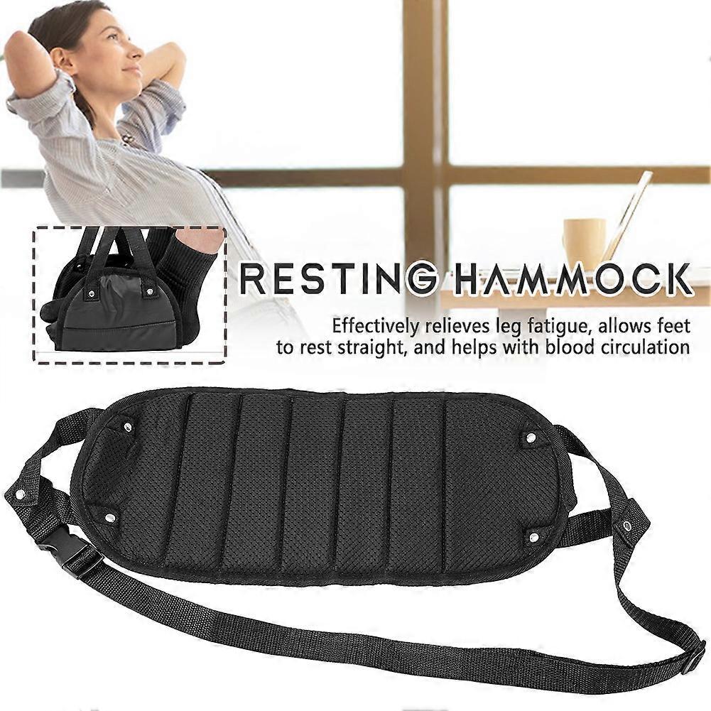 Hangable Travel Foot Hammock, Lightweight Portable Leg Rest - Image 3