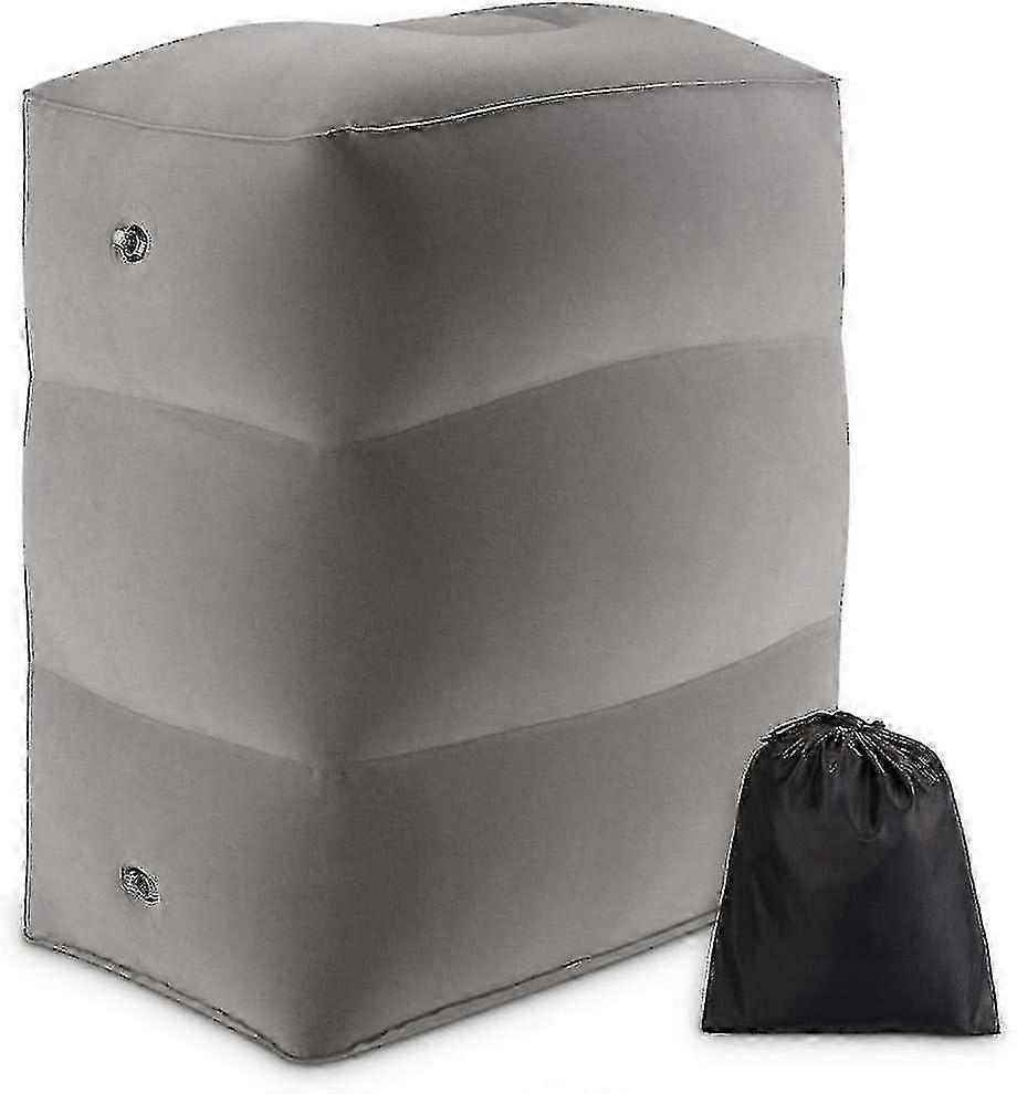 Inflatable Leg & Foot Rest Pillow for Travel, Adjustable Cushion - Image 1
