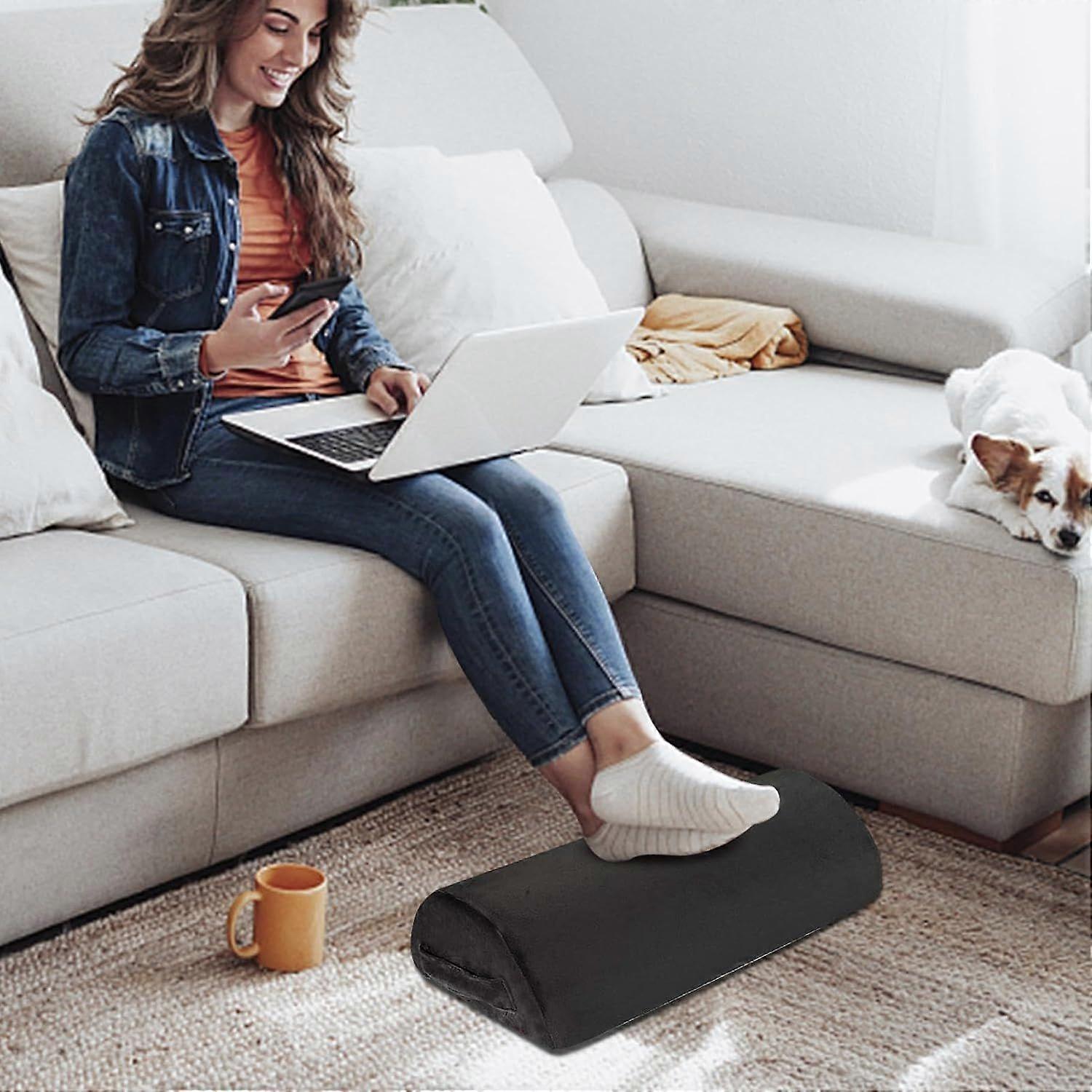 Ergonomic Foam Foot Rest Pillow, Soft Desk Leg Support - Image 4
