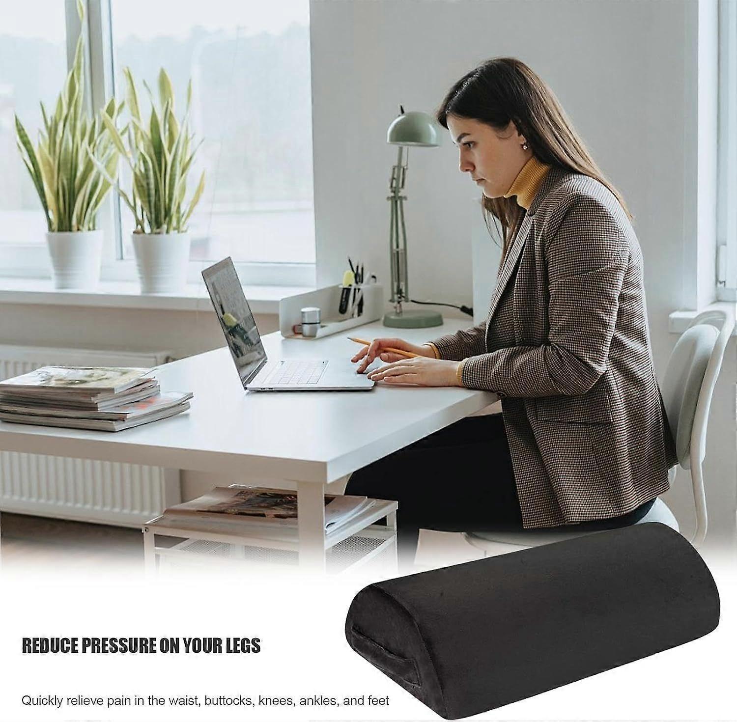 Ergonomic Foam Foot Rest Pillow, Soft Desk Leg Support - Image 5