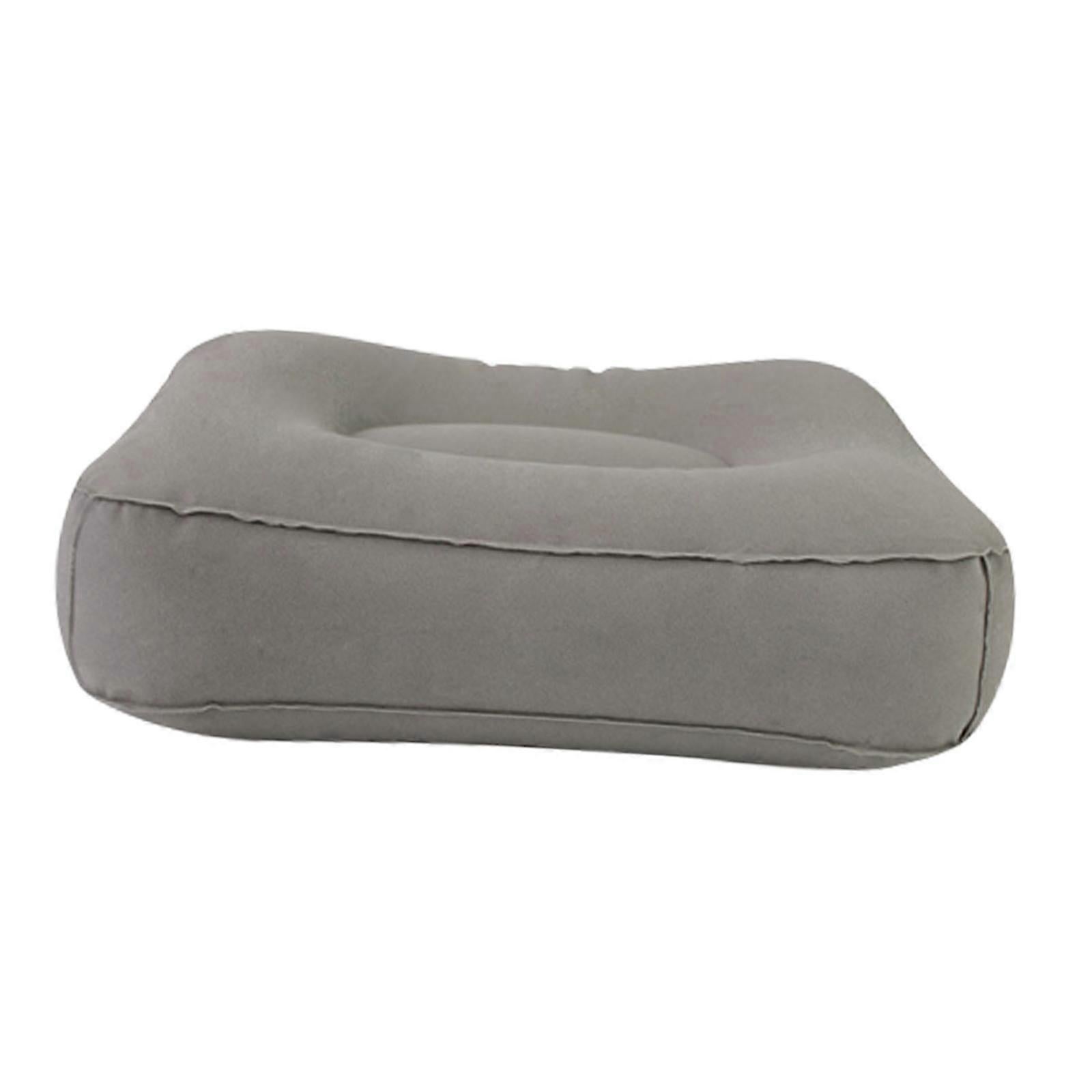 Inflatable Foot Rest Pillow, Flocking Leg Cushion for Travel - Image 5