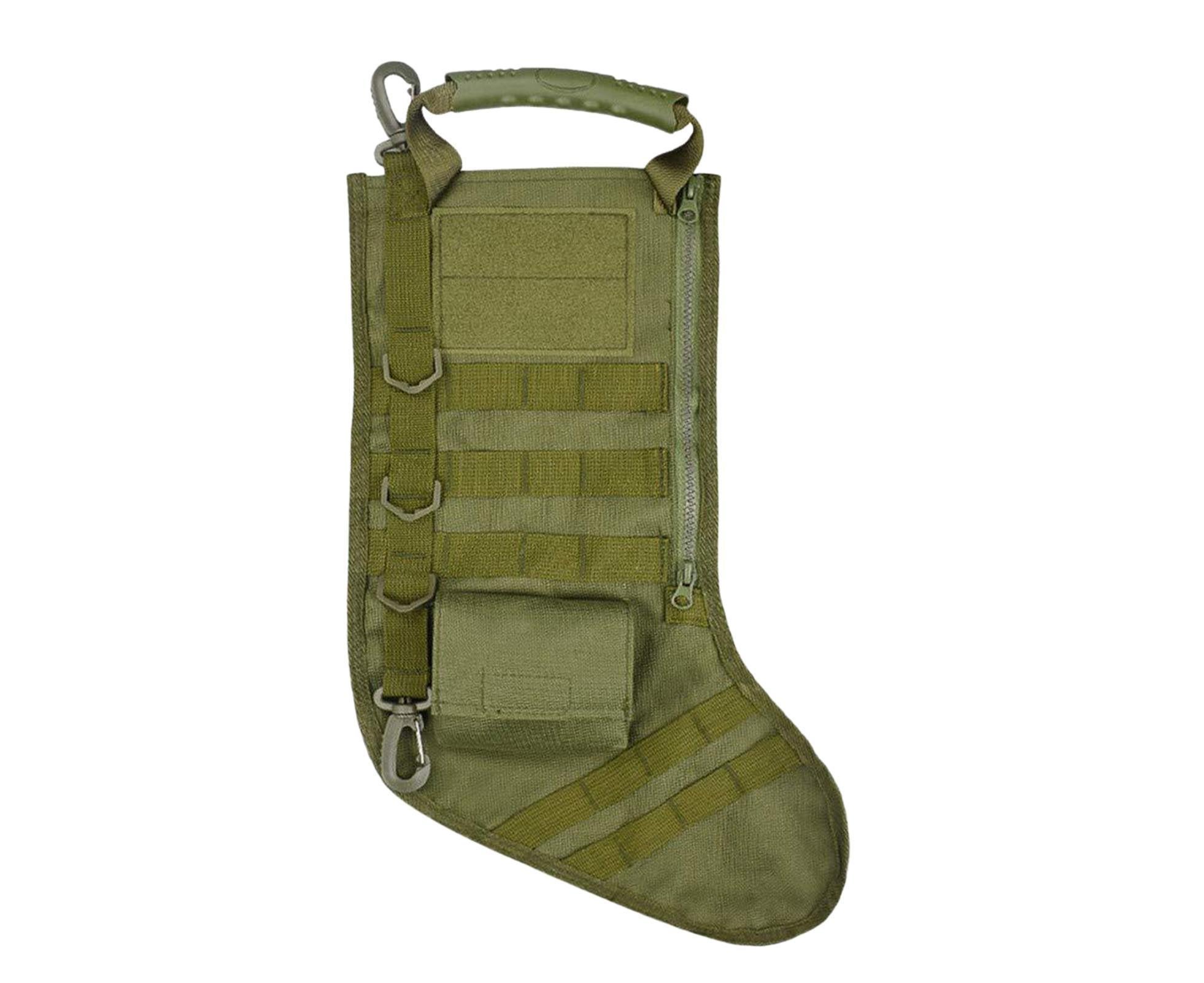 Christmas Stocking Tree Decoration-Green - Image 1