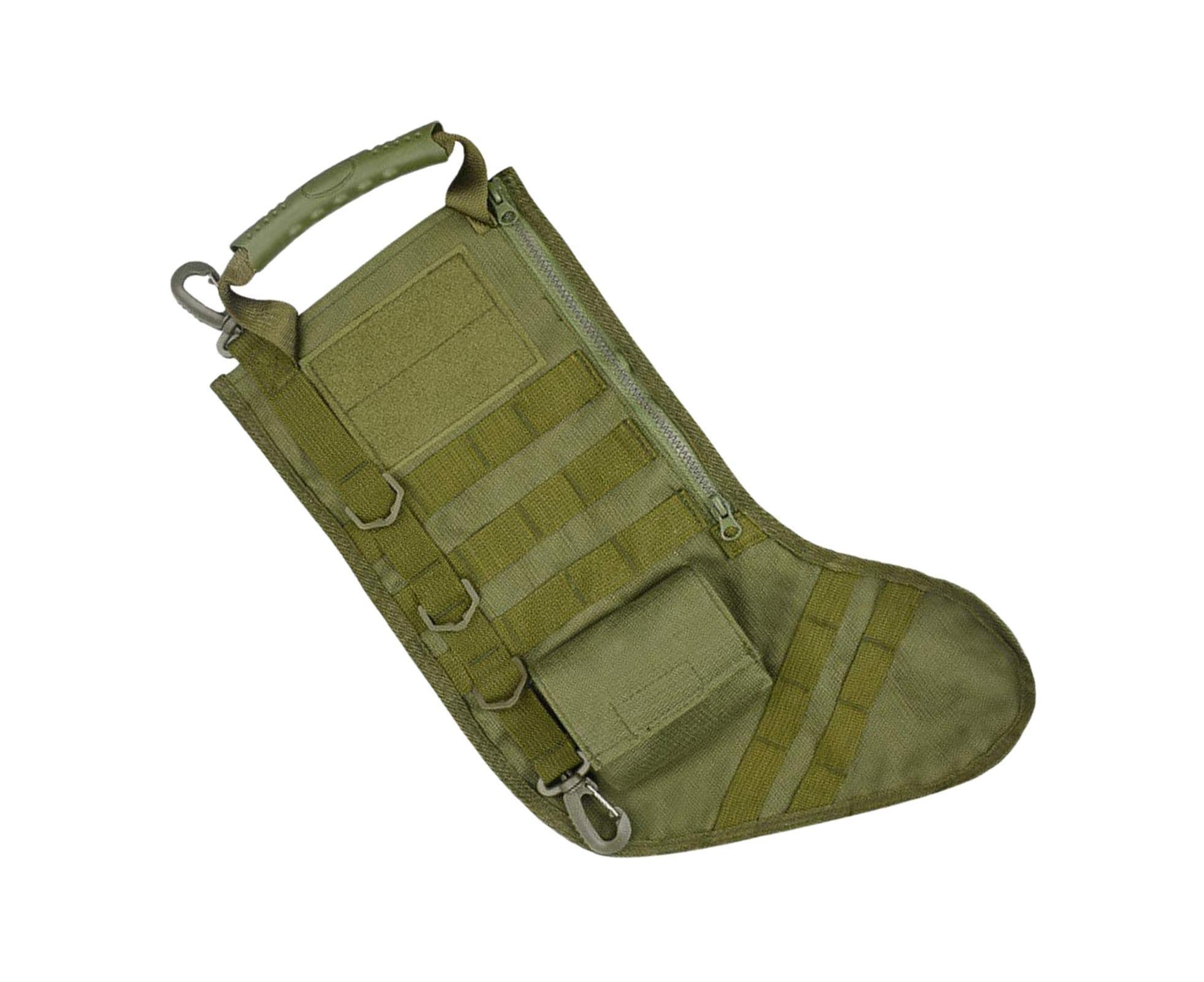 Christmas Stocking Tree Decoration-Green - Image 2