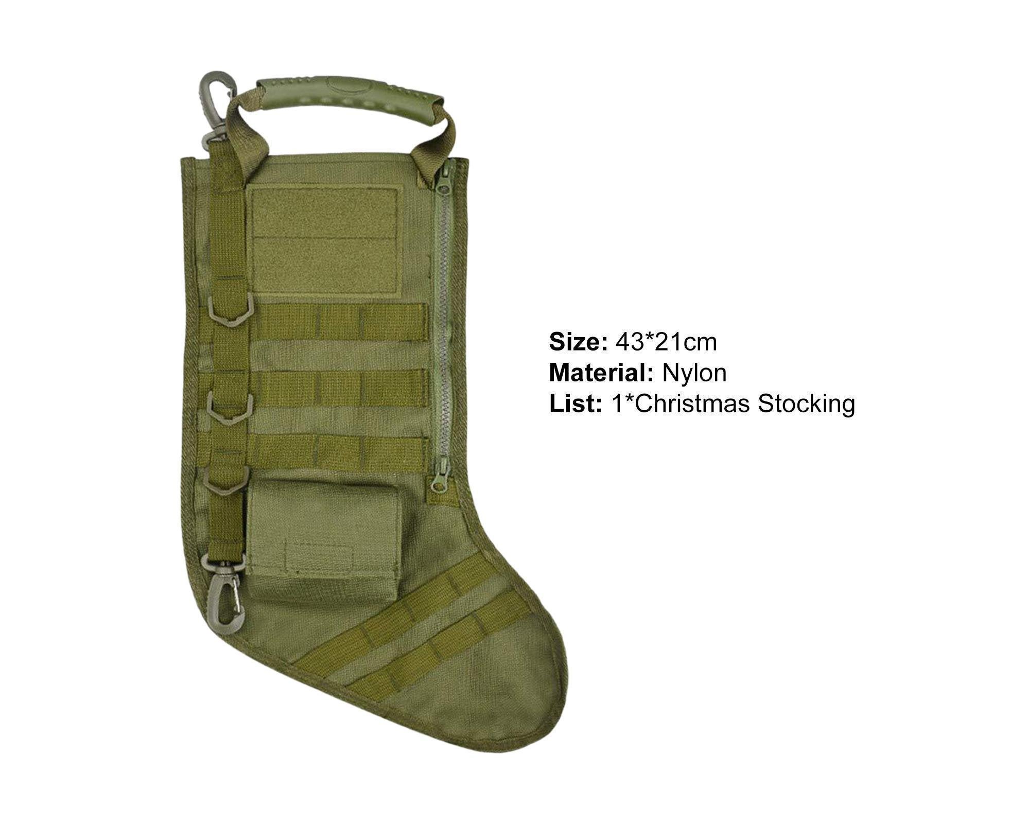 Christmas Stocking Tree Decoration-Green - Image 7