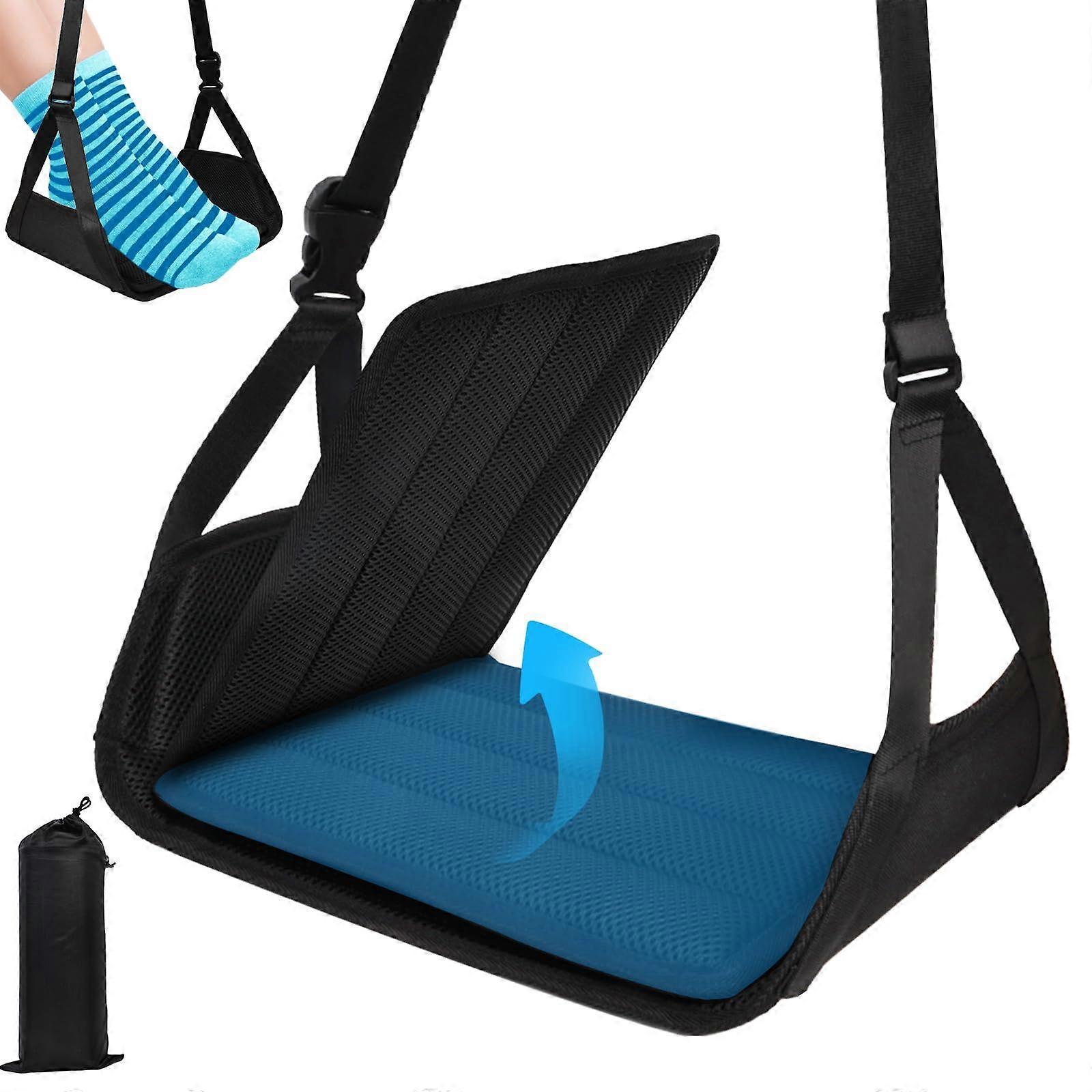 Airplane Foot Rest, Portable Leg Support for Travel - Image 1
