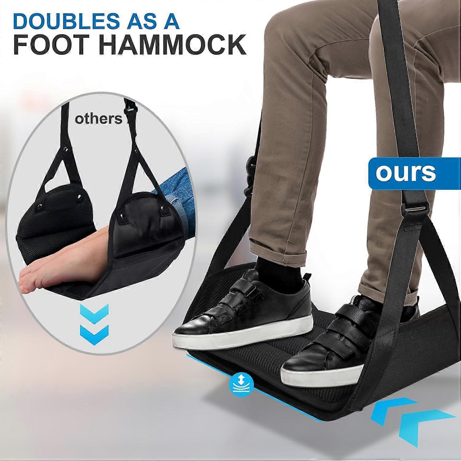 Airplane Foot Rest, Portable Leg Support for Travel - Image 5
