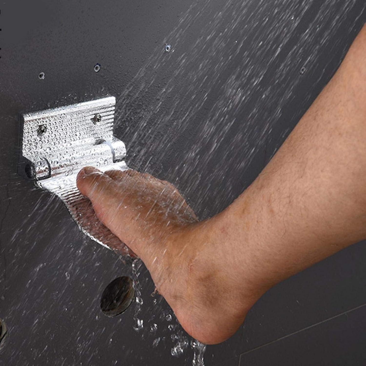 Folding Non-Slip Shower Foot Rest, Shaving Leg Aid - Image 4