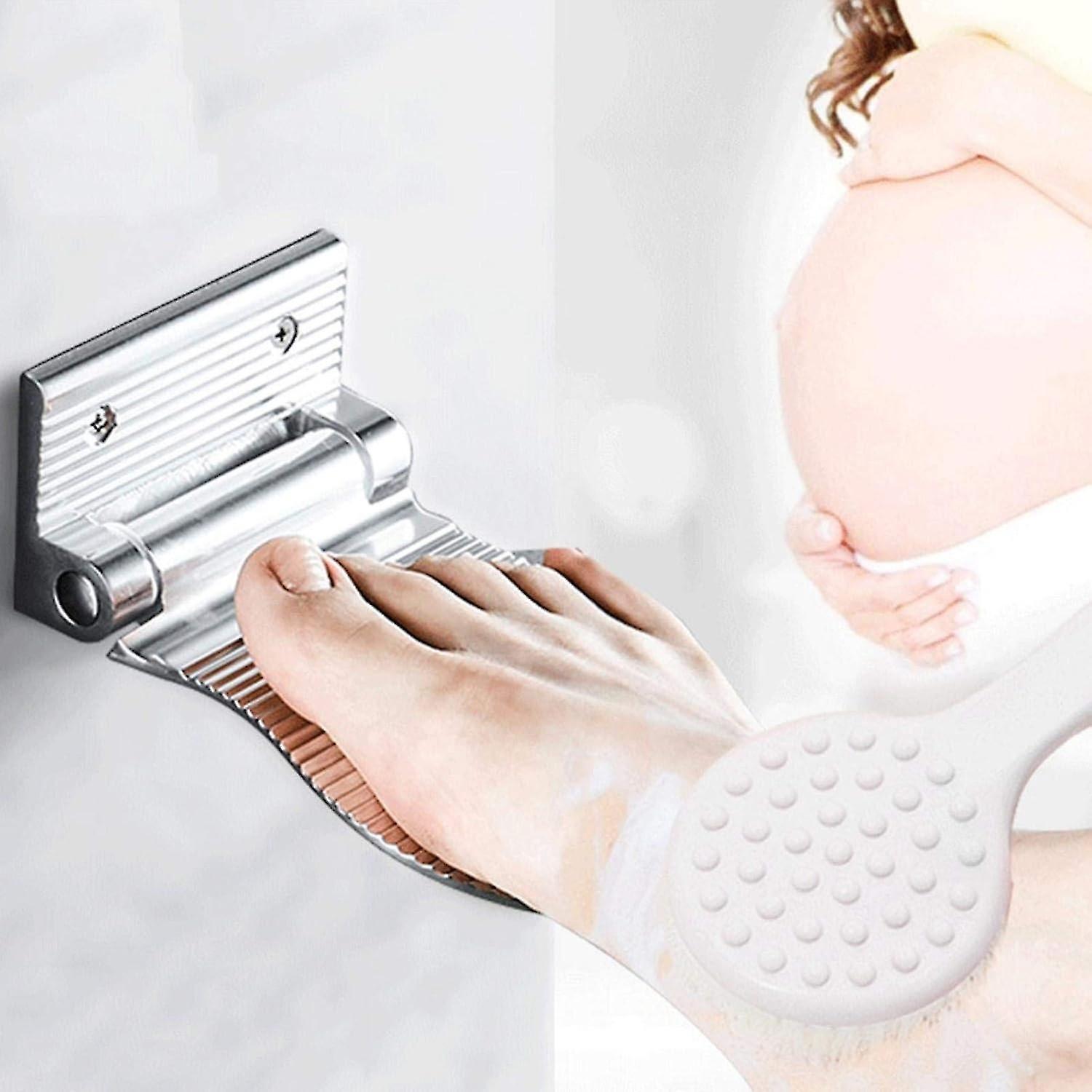 Folding Non-Slip Shower Foot Rest, Shaving Leg Aid - Image 5
