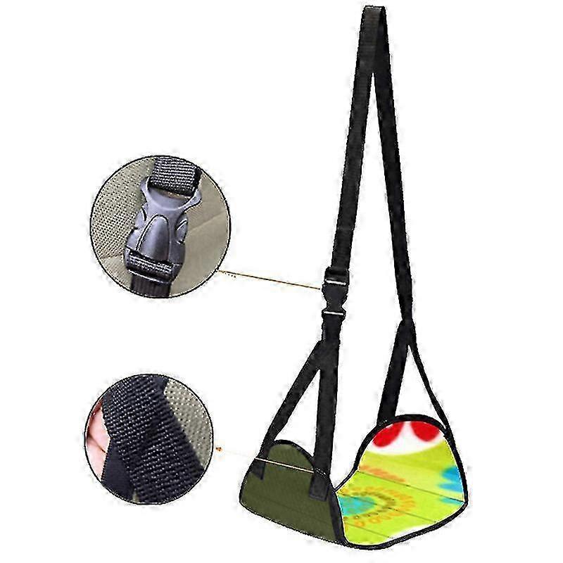 Adjustable Height Travel Foot Hammock for Plane, Carry-On Size - Image 1