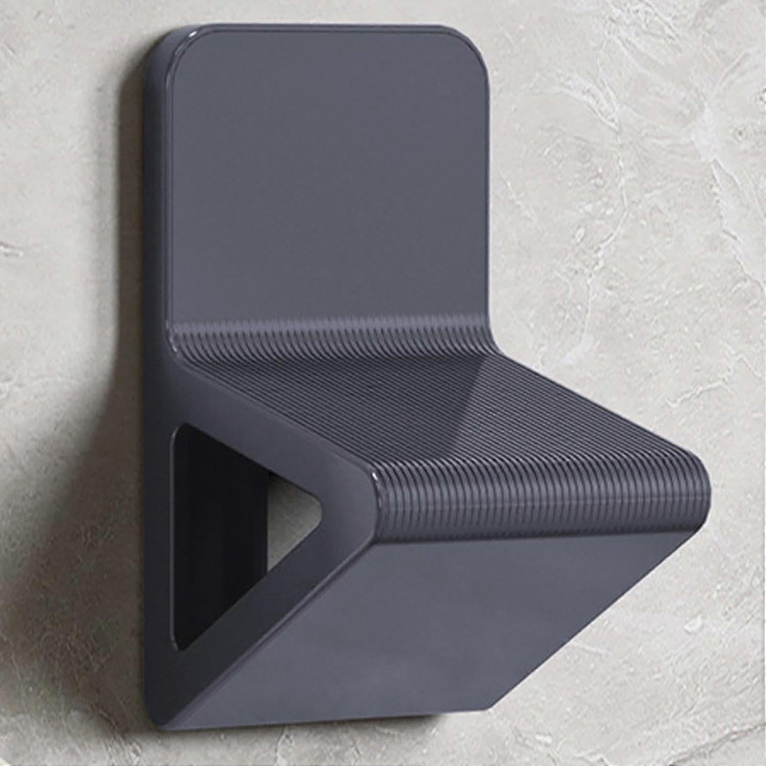 Black Shower Foot Rest, No Drill, for Shaving - Image 3