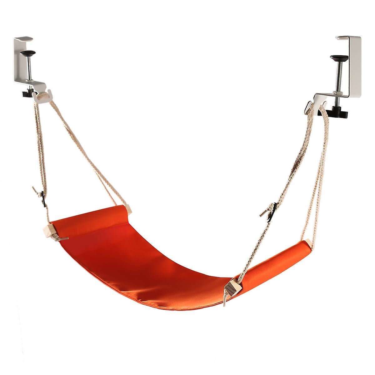 Adjustable Desk Foot Hammock with Strap, Office/Travel Use - Image 1