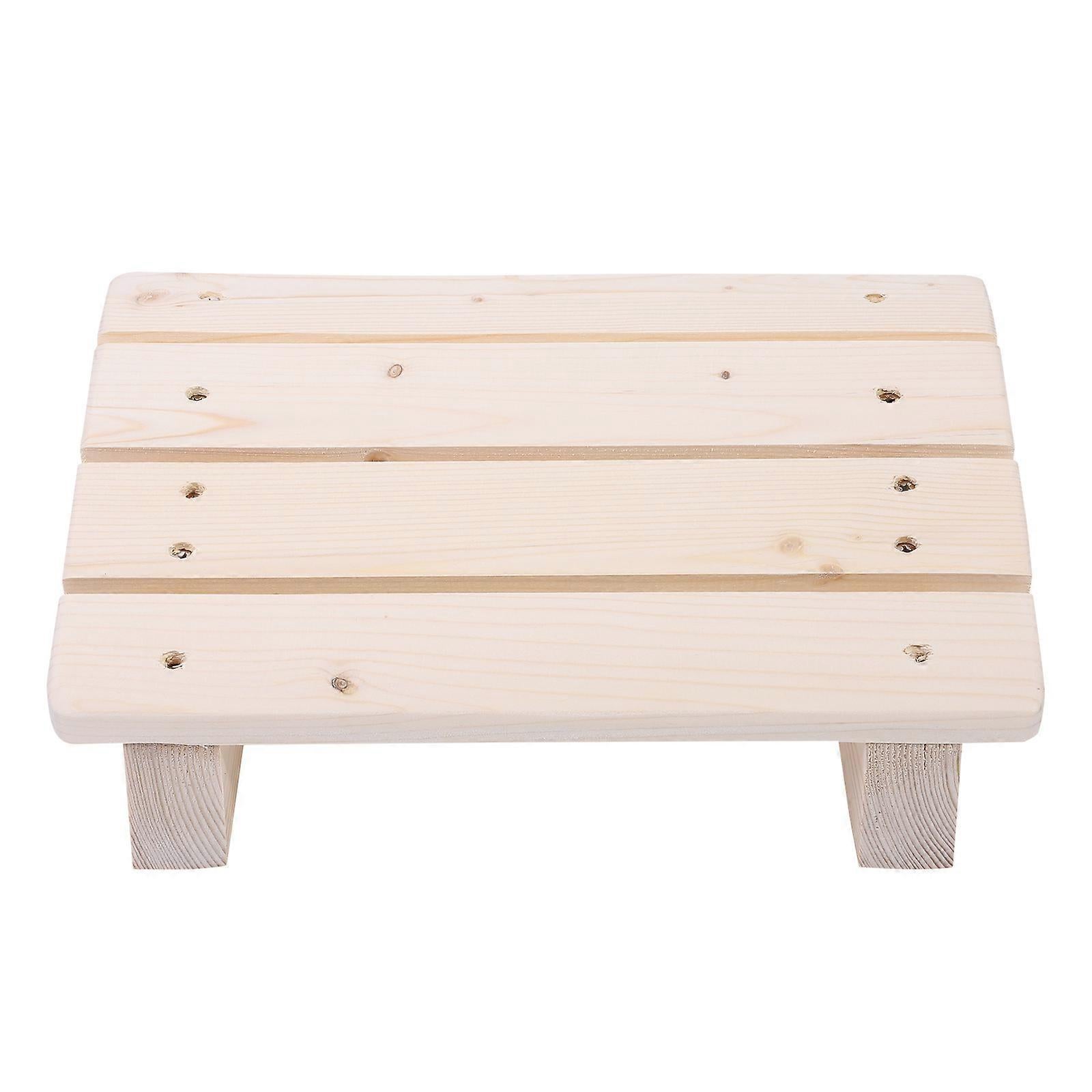 Wooden Tilted Desk/Bathroom Foot Rest Stool, 30*20*11cm - Image 1