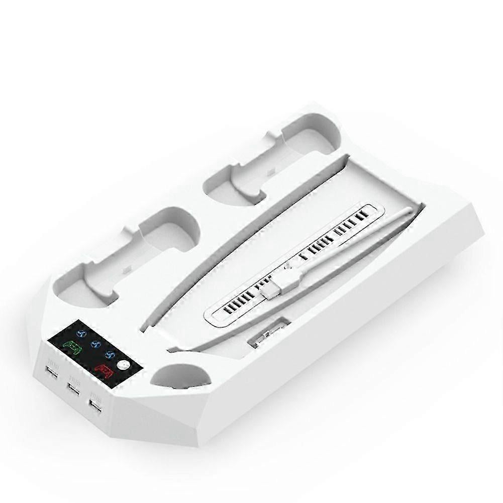 Bracket with Cooling & Dual Controller Charging Station for Gaming Fan Speed - Image 1
