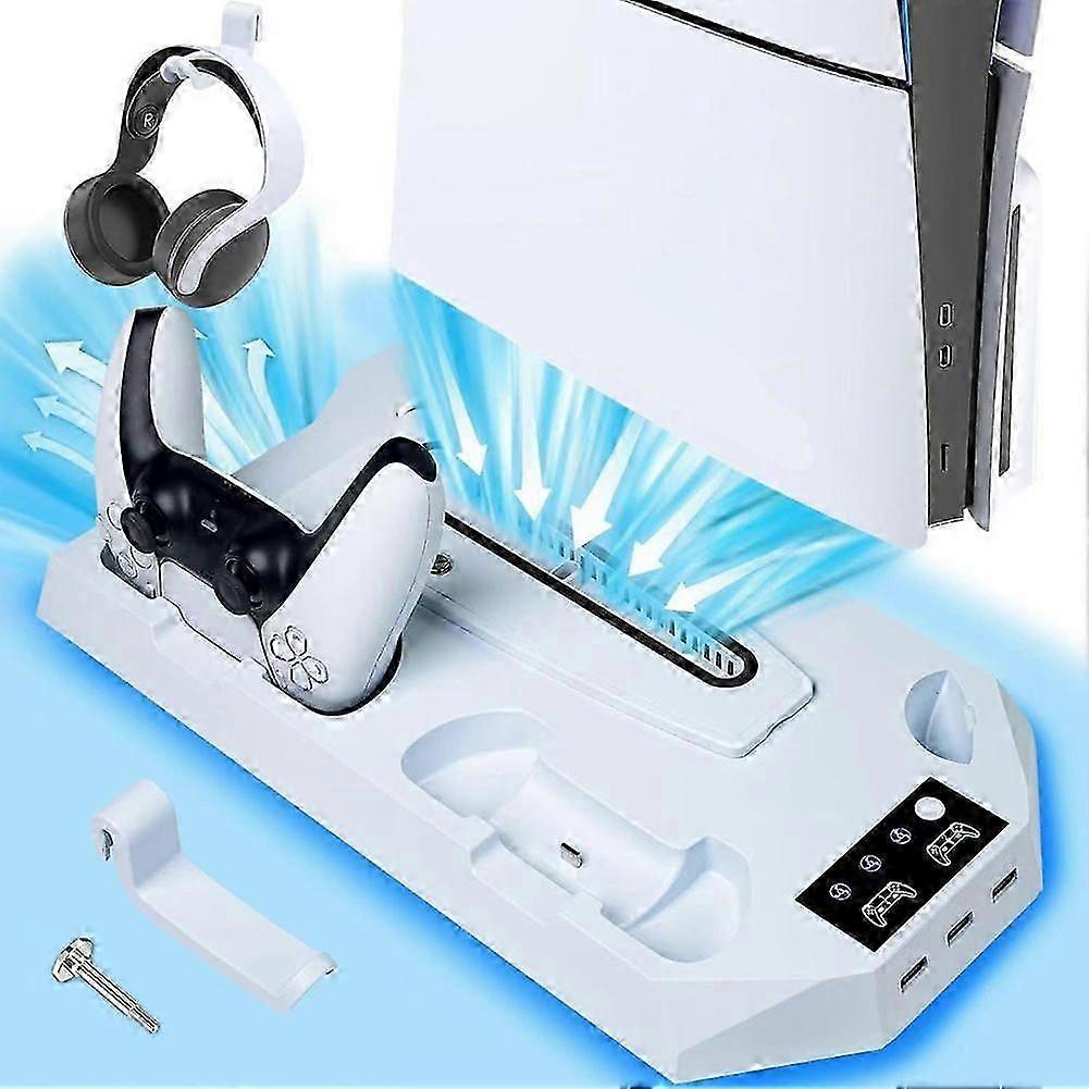 Bracket with Cooling & Dual Controller Charging Station for Gaming Fan Speed - Image 5