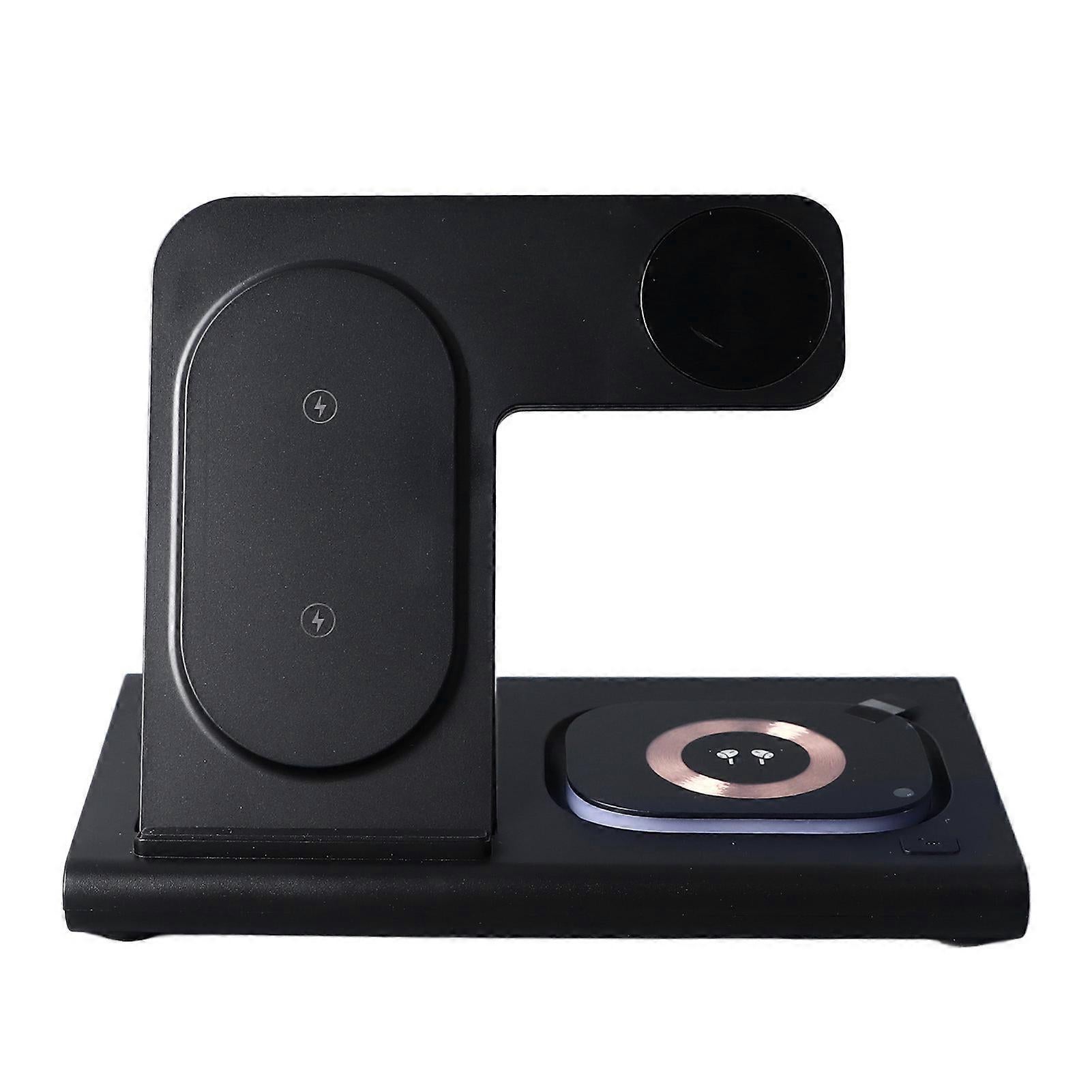 25W 3-in-1 Wireless Charging Station for iPhone, Home & Office, Black - Image 1