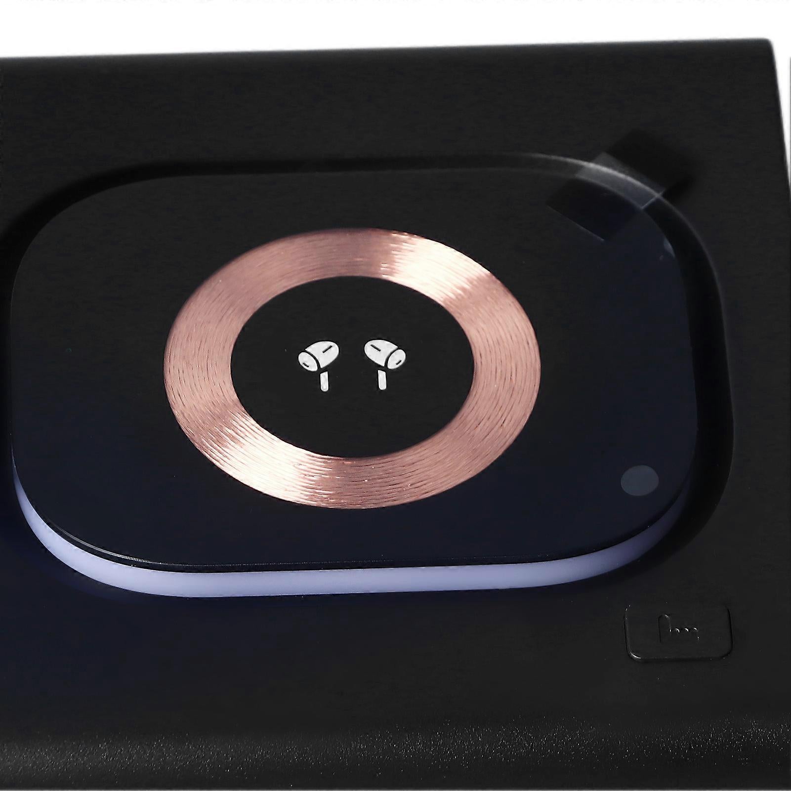 25W 3-in-1 Wireless Charging Station for iPhone, Home & Office, Black - Image 3